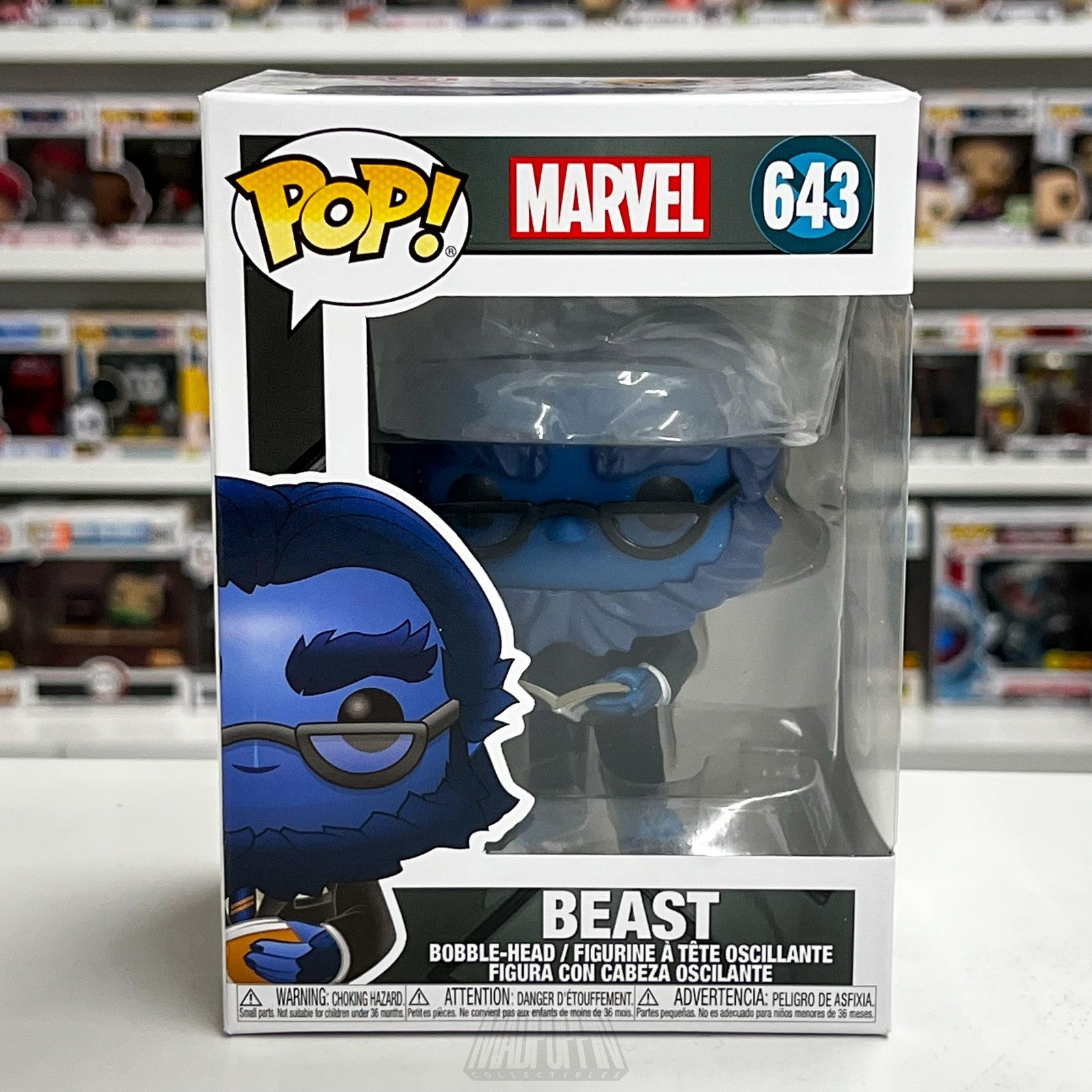 Funko Pop Marvel Beast 643 X-Men The Last Stand Figure New In Box  Bobble-Head