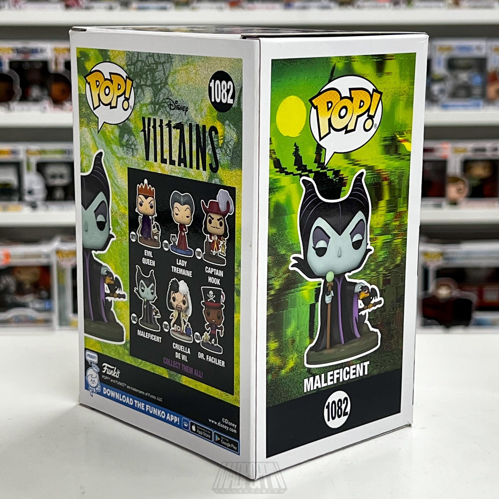 Funko Pop Disney Villains 1082 Maleficent Vinyl Figure New Damaged Box Collector