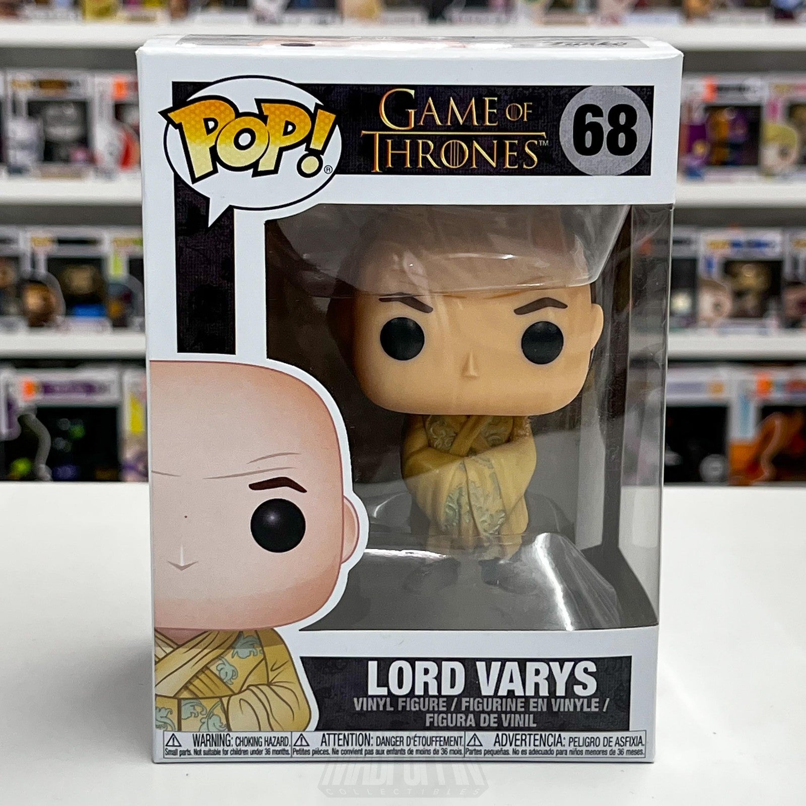Funko Pop Game of Thrones Lord Varys #68 Vinyl Figure Collectible HBO 2018 Boxed0