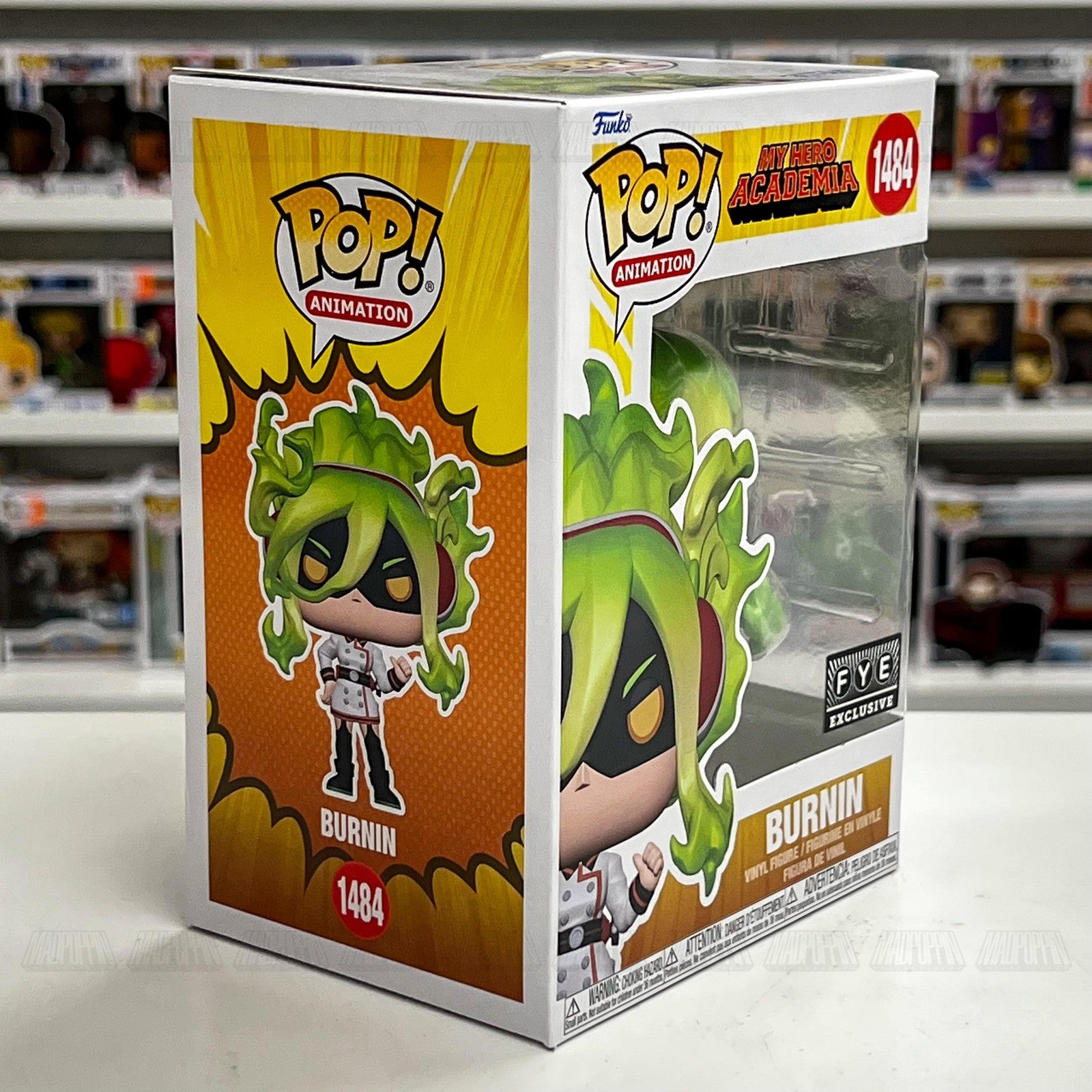 Funko Pop My Hero Academia Burnin FYE Exclusive 1484 Animation Vinyl Figure New