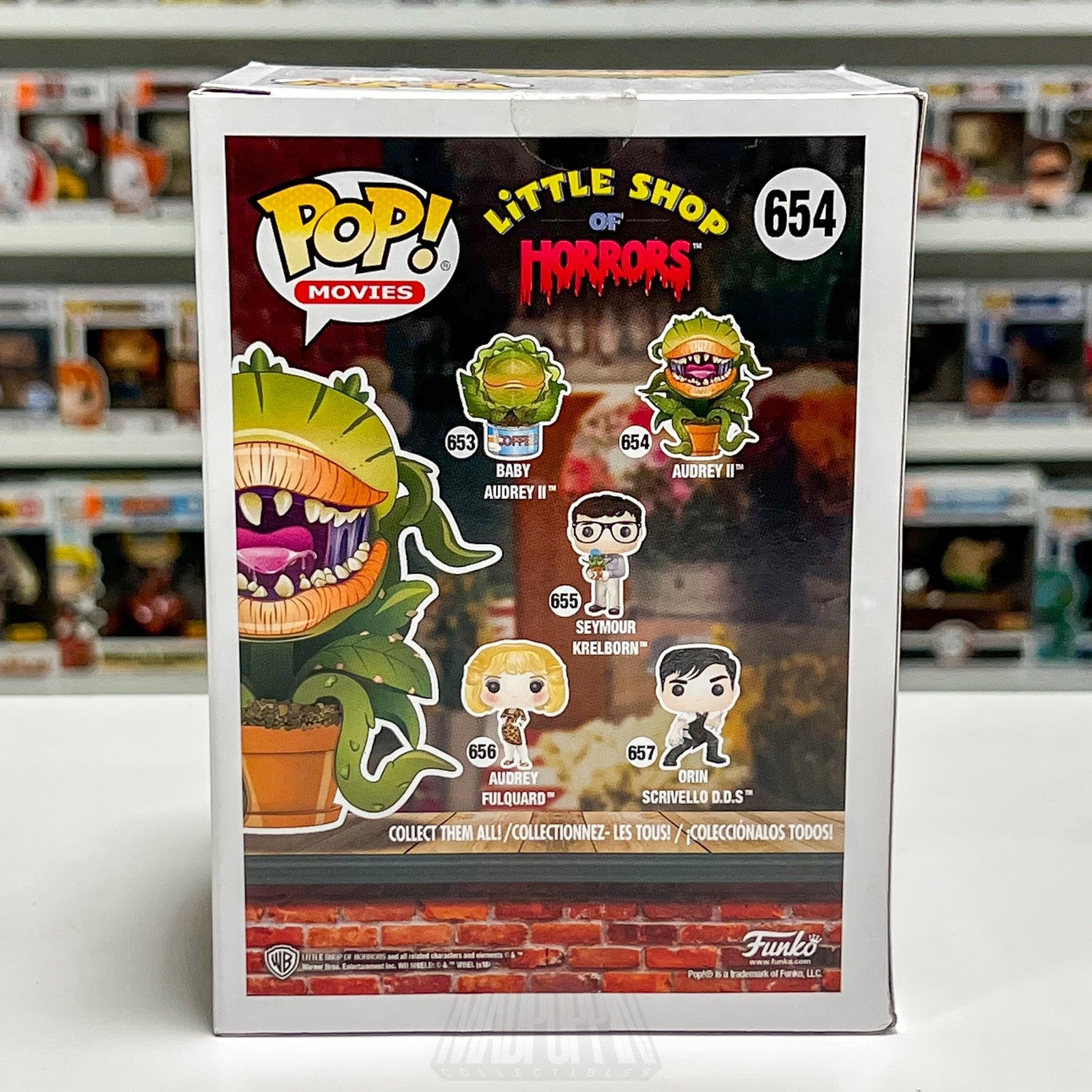 Funko Pop Movies Little Shop of Horrors Audrey II 654 Figure Comedy Frank Oz