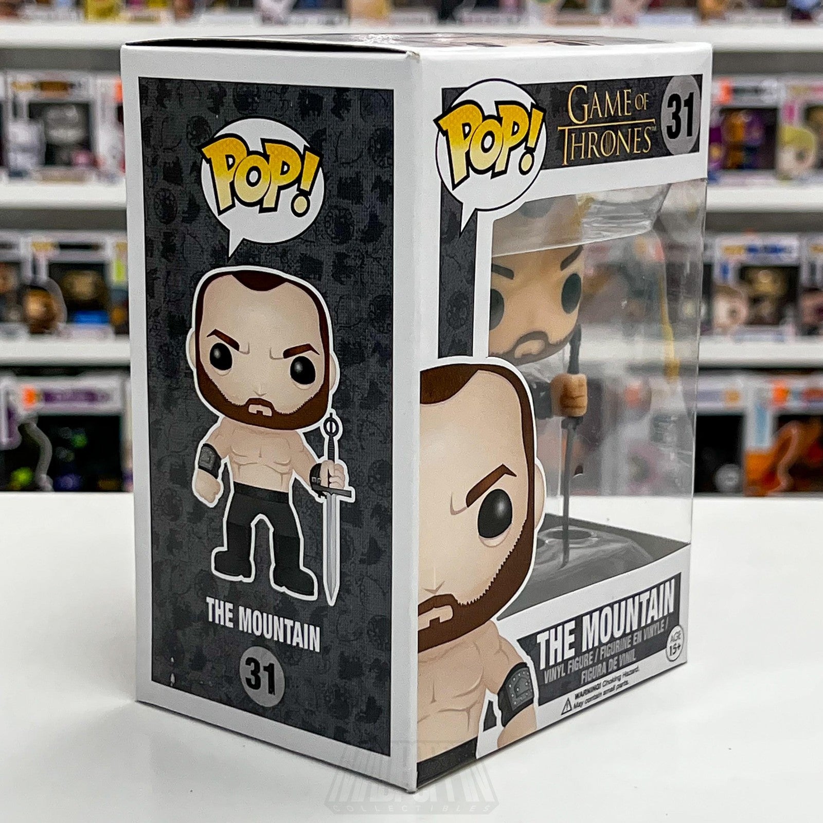 Funko Pop Game of Thrones The Mountain #31 Vinyl Figure HBO Edition Five Boxed5