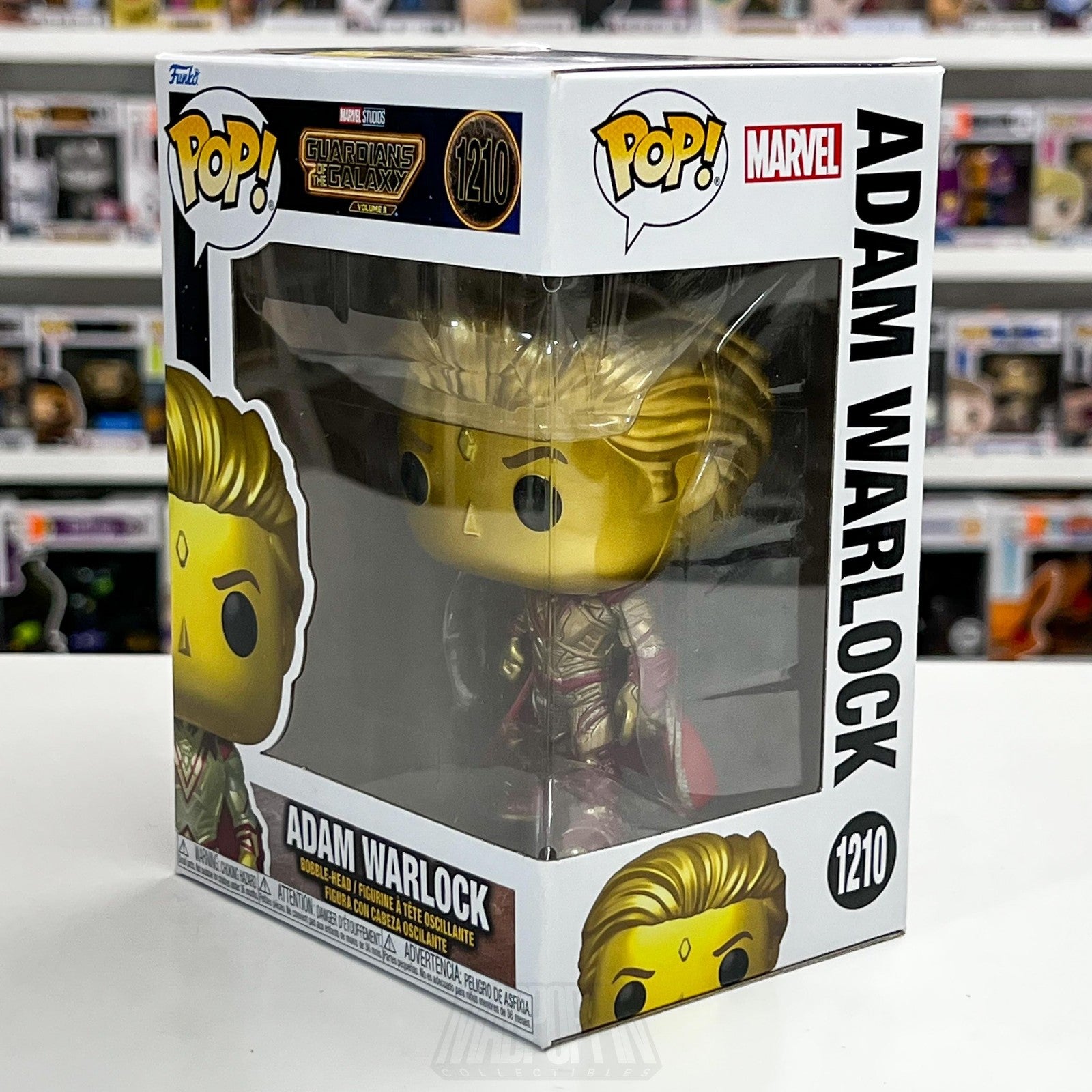 Funko Pop Marvel Adam Warlock 1210 Guardians of the Galaxy Vol 3 Bobblehead1