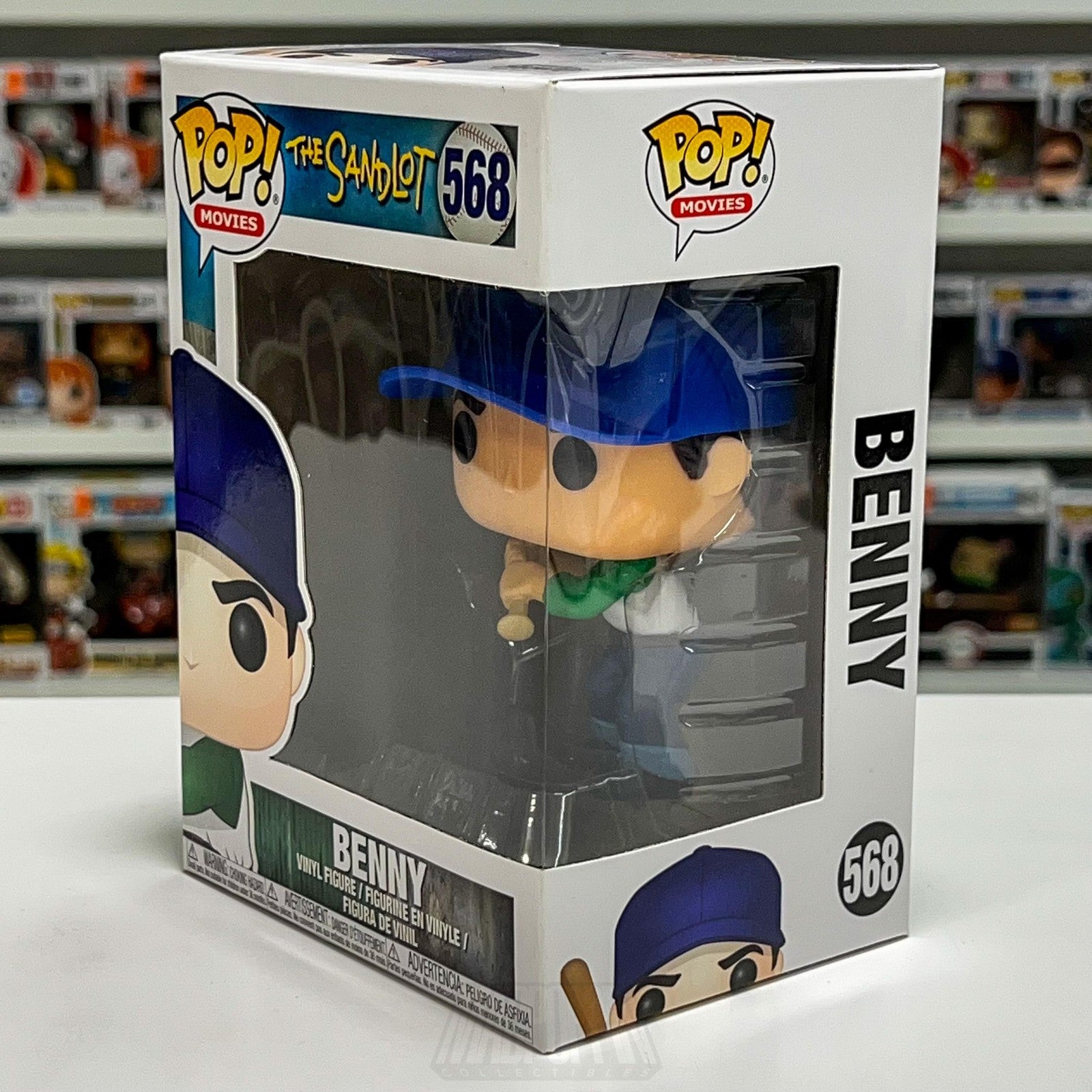 Funko Pop Movies The Sandlot Benny Rodriguez 568 Vinyl Figure Baseball Classic
