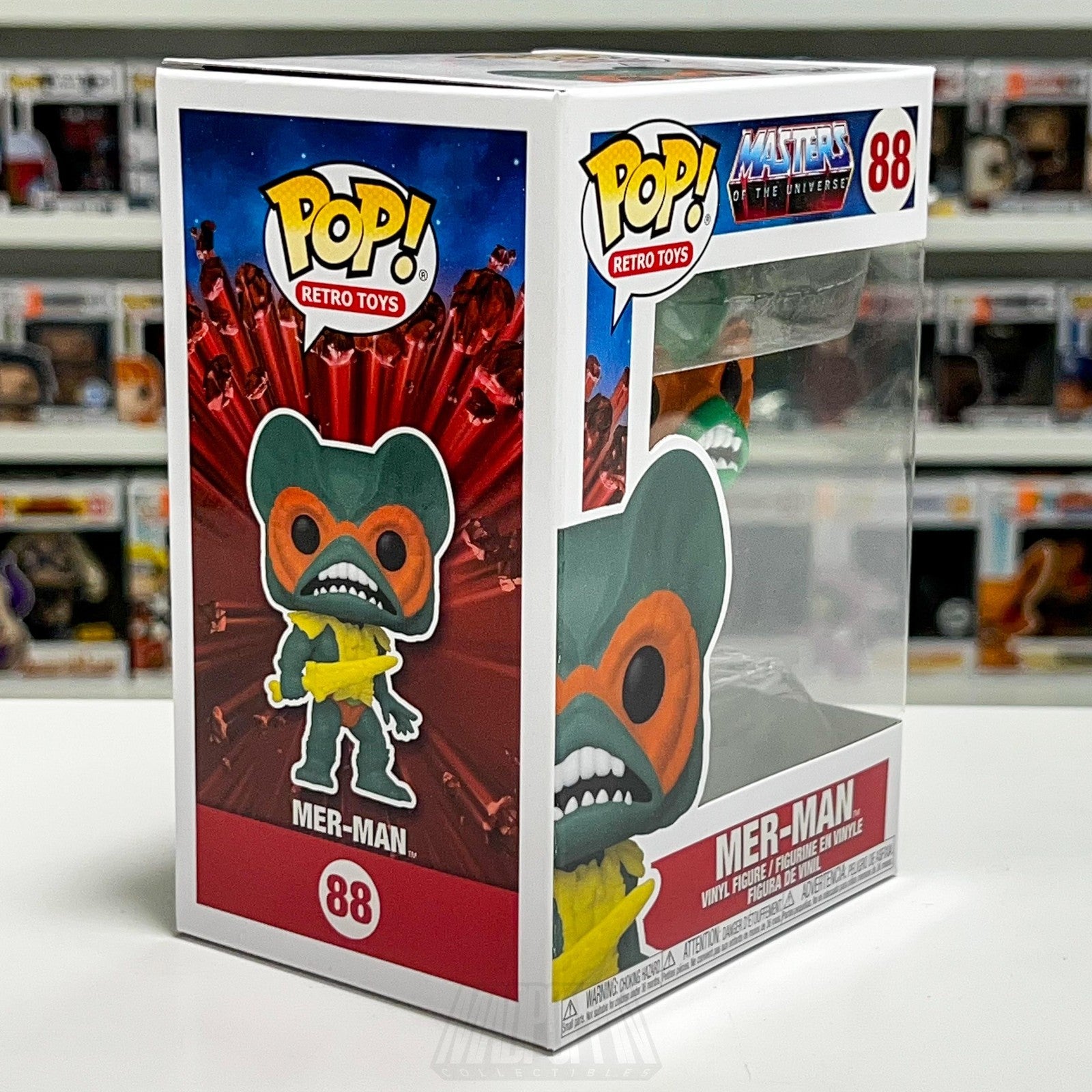Funko Pop Retro Toys Masters of the Universe MOTU Mer-Man #88 Vinyl Figure Toy
