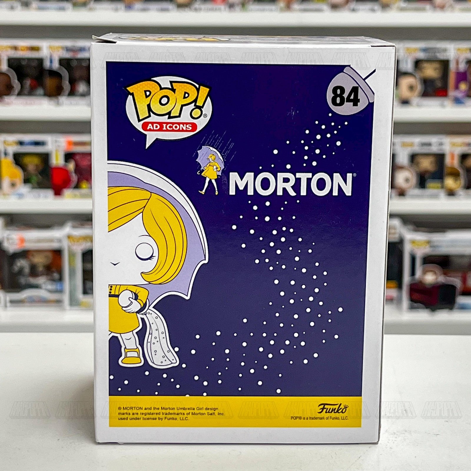 Funko Pop Ad Icons Morton Salt Girl Vinyl Figure #84 New In Box Collectible Toy
