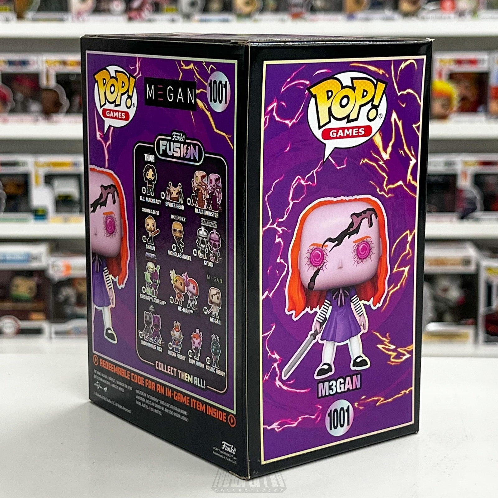 Funko Pop Games Fusion M3GAN 1001 SDCC 2024 Limited Edition 500 PCS Vinyl Figure