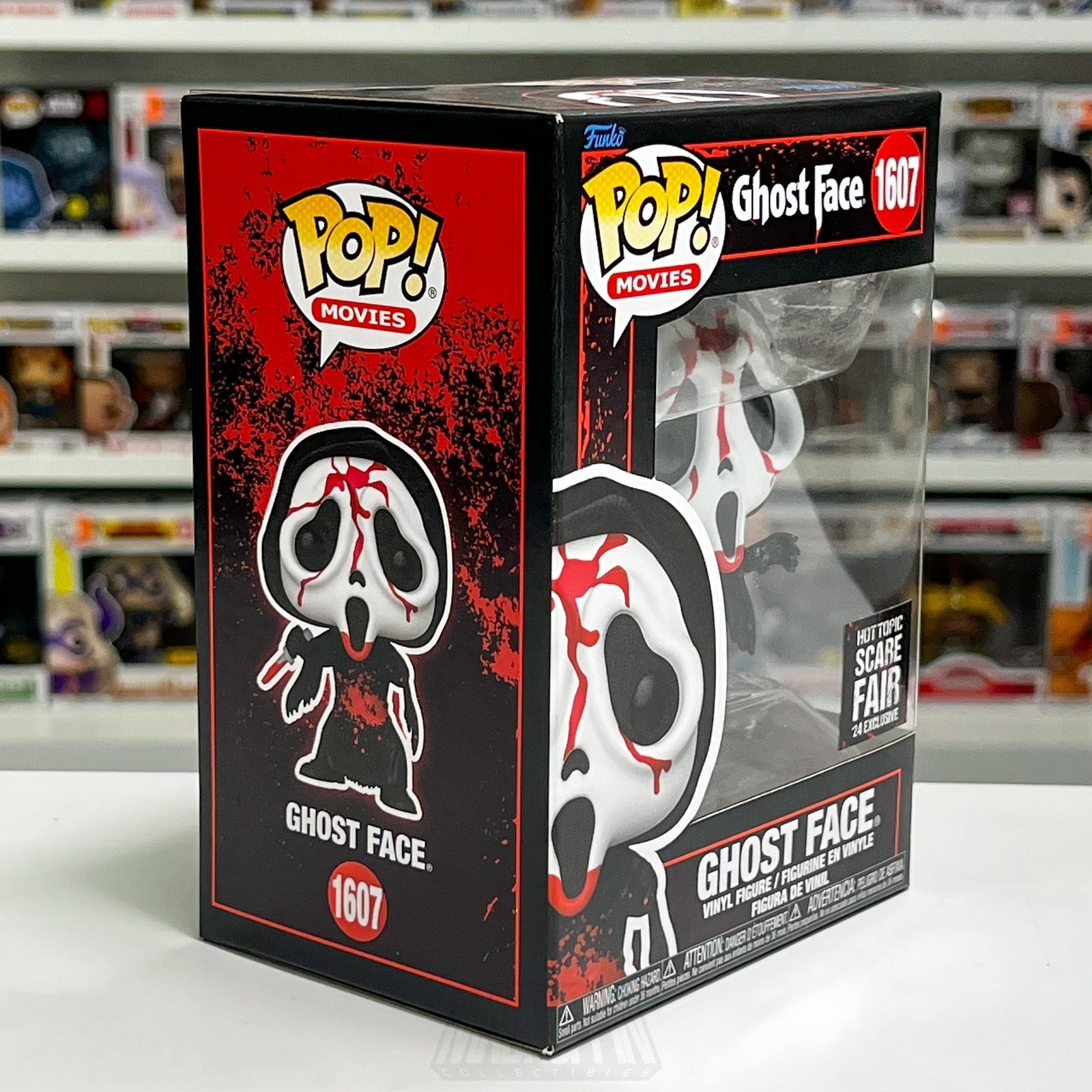 Funko Pop Ghost Face Bloody Scream 1607 Hot Topic Scare Fair 24 Horror Movie
