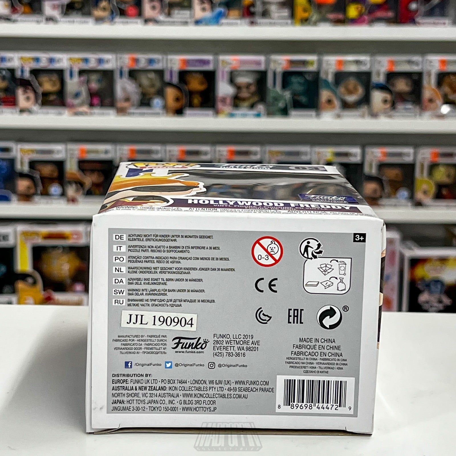 Funko Pop Hollywood Freddy 63 Exclusive Limited Edition Vinyl Figure Collectible