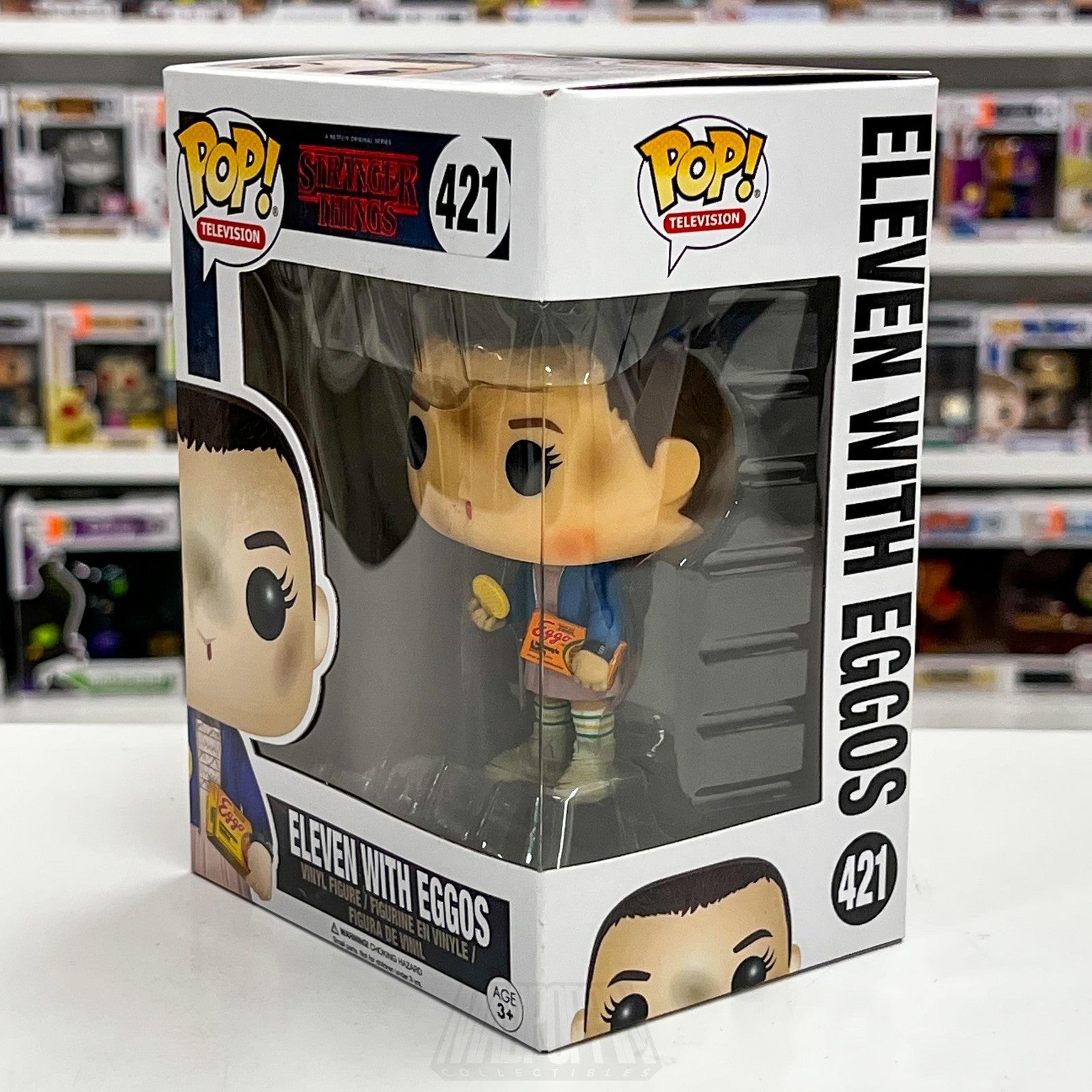 Funko Pop Television Stranger Things Eleven With Eggos 421 Vinyl Figure Horror1