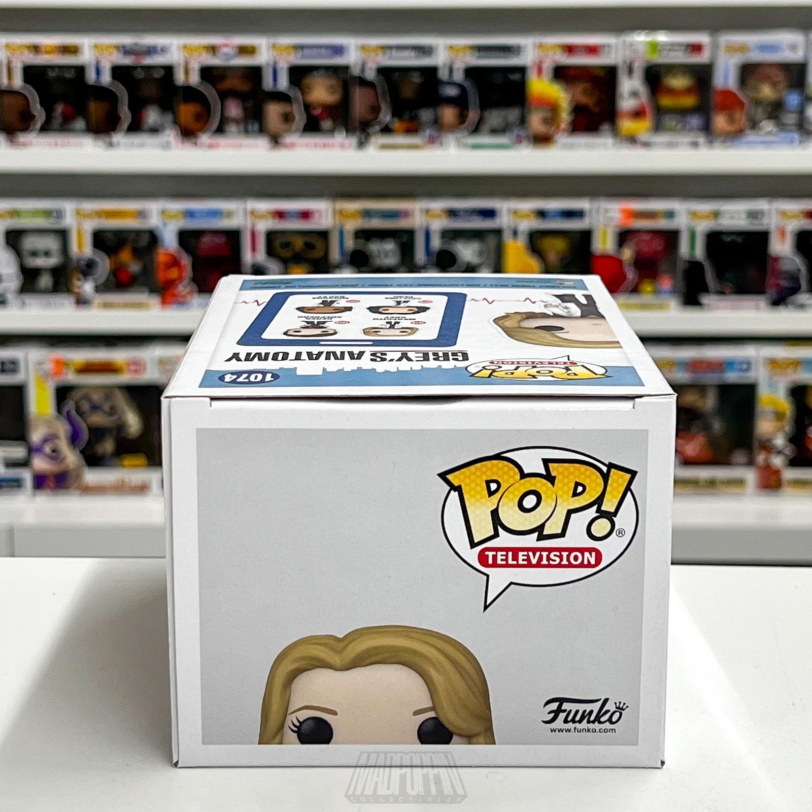 Funko Pop Television Grey's Anatomy Meredith Grey #1074 Vinyl Figure New In Box