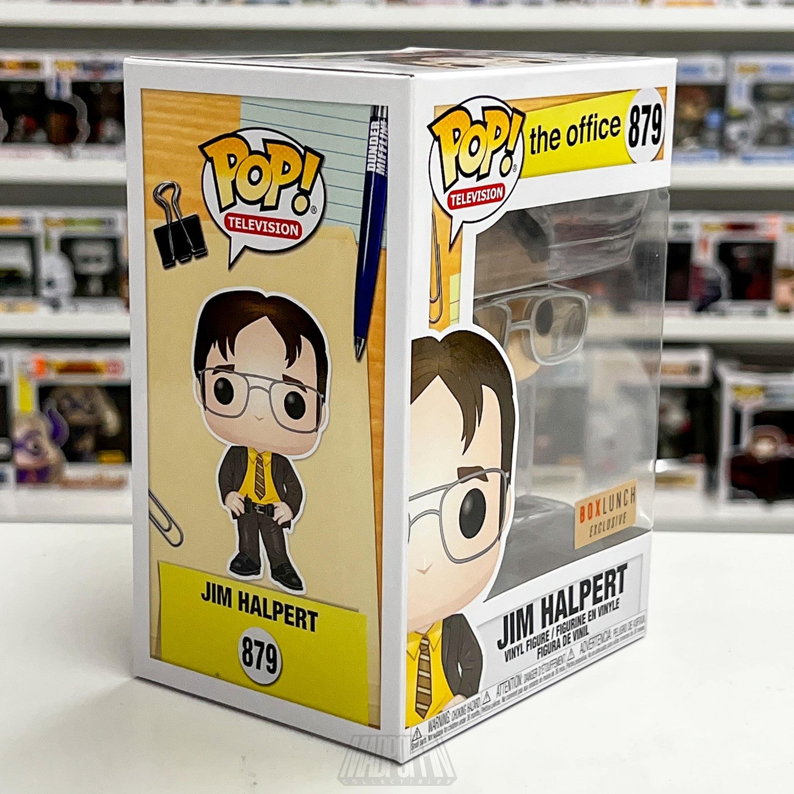 Funko Pop The Office Jim Halpert Dwight Disguise 879 BoxLunch Exclusive New