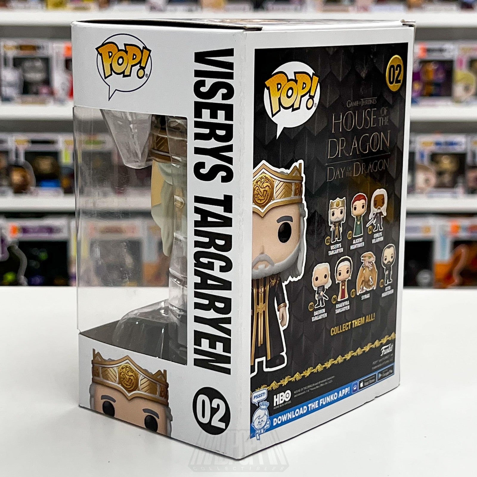 Funko Pop Viserys Targaryen 02 House of the Dragon Vinyl Figure Game of Thrones2