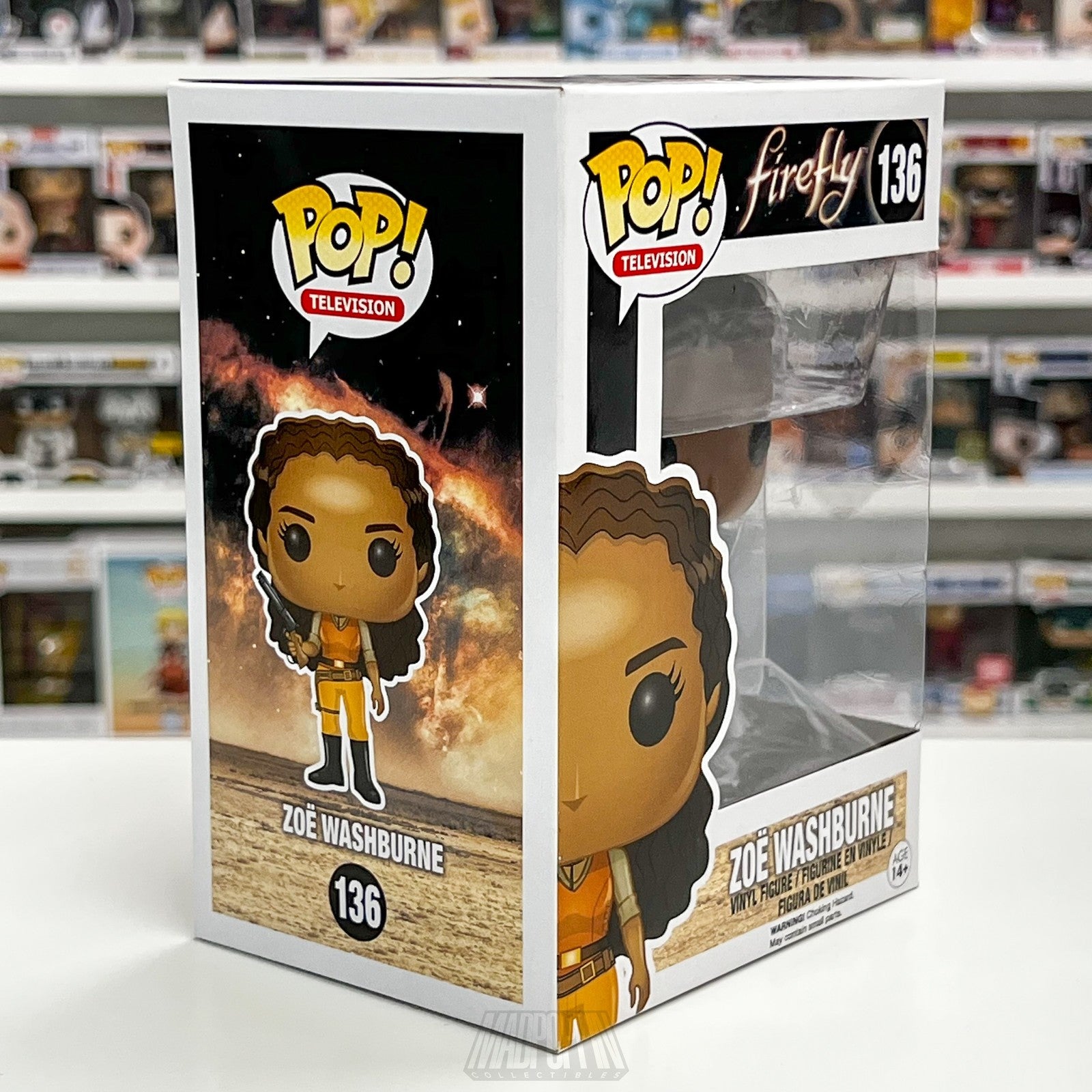 Funko Pop Zoë Washburne Firefly 136 Vinyl Figure TV Show Collectible Box Whedon