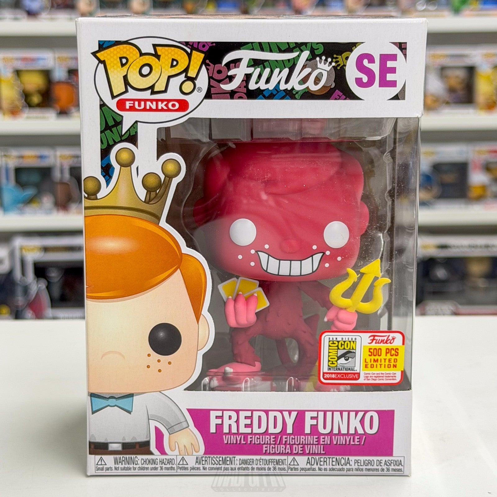 Funko Pop Freddy as Red Devil Cuphead 500 PCS Fundays 2018 SE Toy Vinyl Figure1