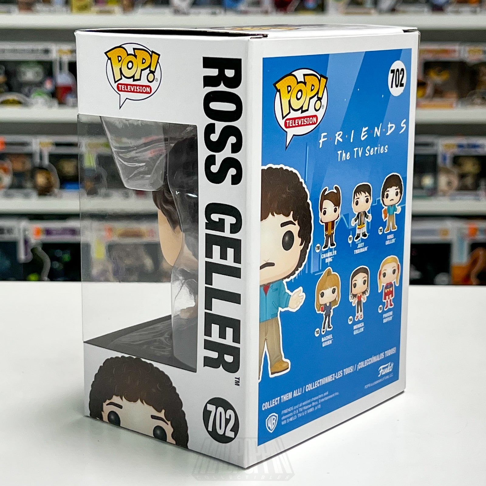 Funko Pop Television FRIENDS Ross Gellar 702 80s Hair Comedy Show Sitcom 90s NIB2