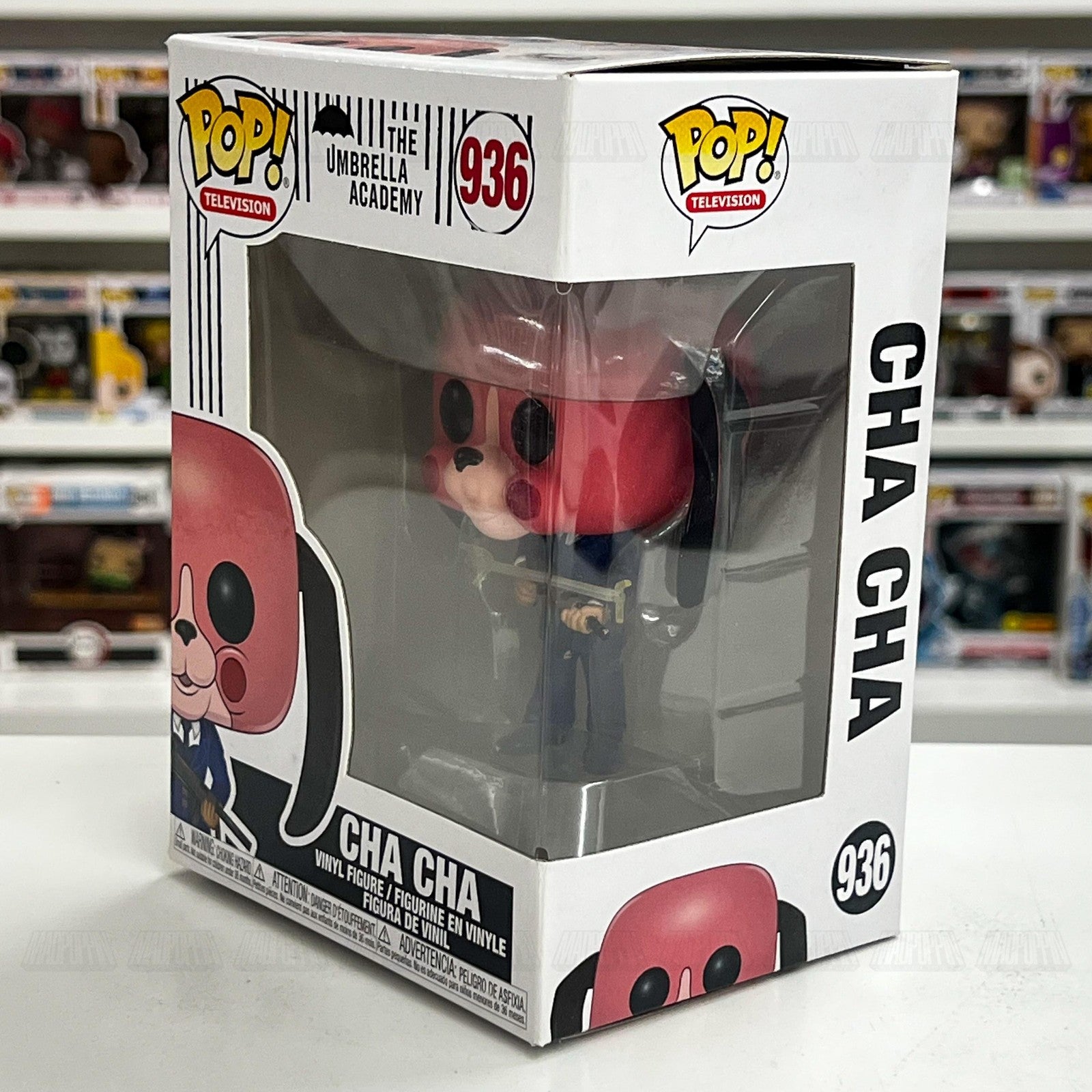 Funko Pop Television Umbrella Academy Cha Cha #936 Vinyl Figure Netflix New