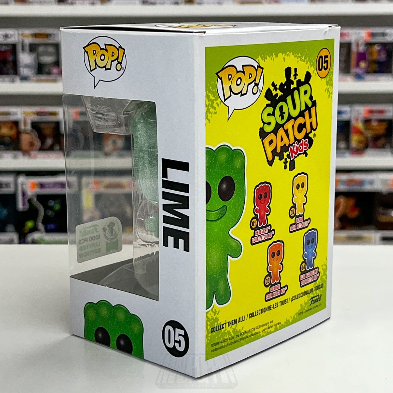 Funko Pop Lime Sour Patch Kid 05 ECCC 2024 Emerald City Comic Con 1000 PCS Candy2