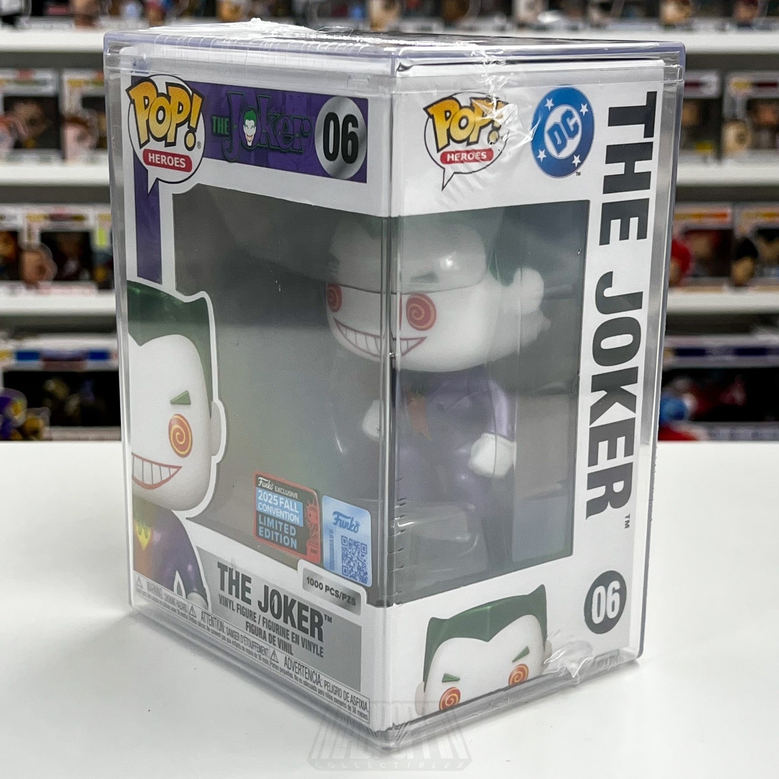 Funko Pop DC Heroes Joker Metallic 2025 Fall Con 1000 NYCC PCS 06 Vinyl Figure1