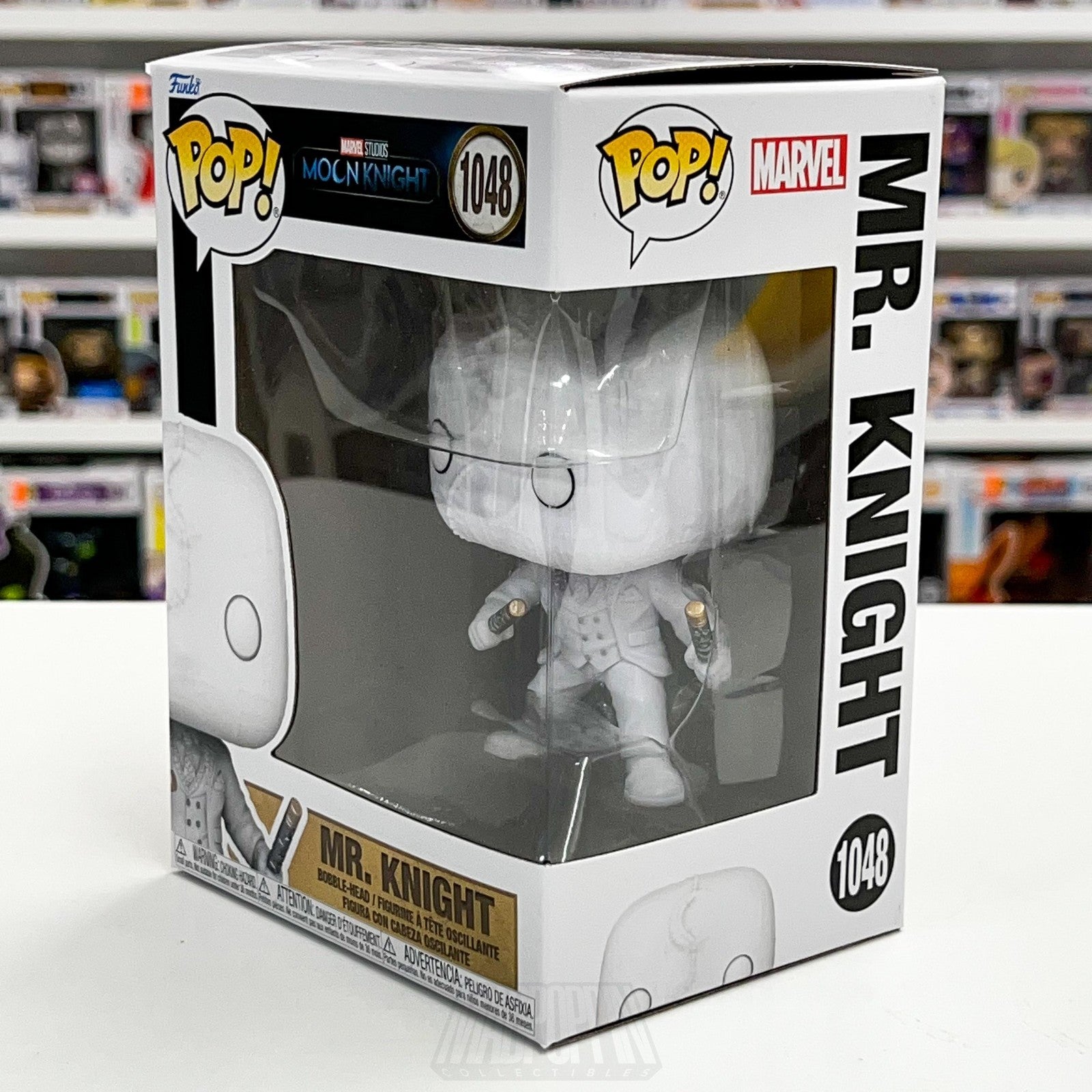 Funko Pop Marvel Studios Moon Knight Mr. Knight 1048 Vinyl Bobble-Head Figure1