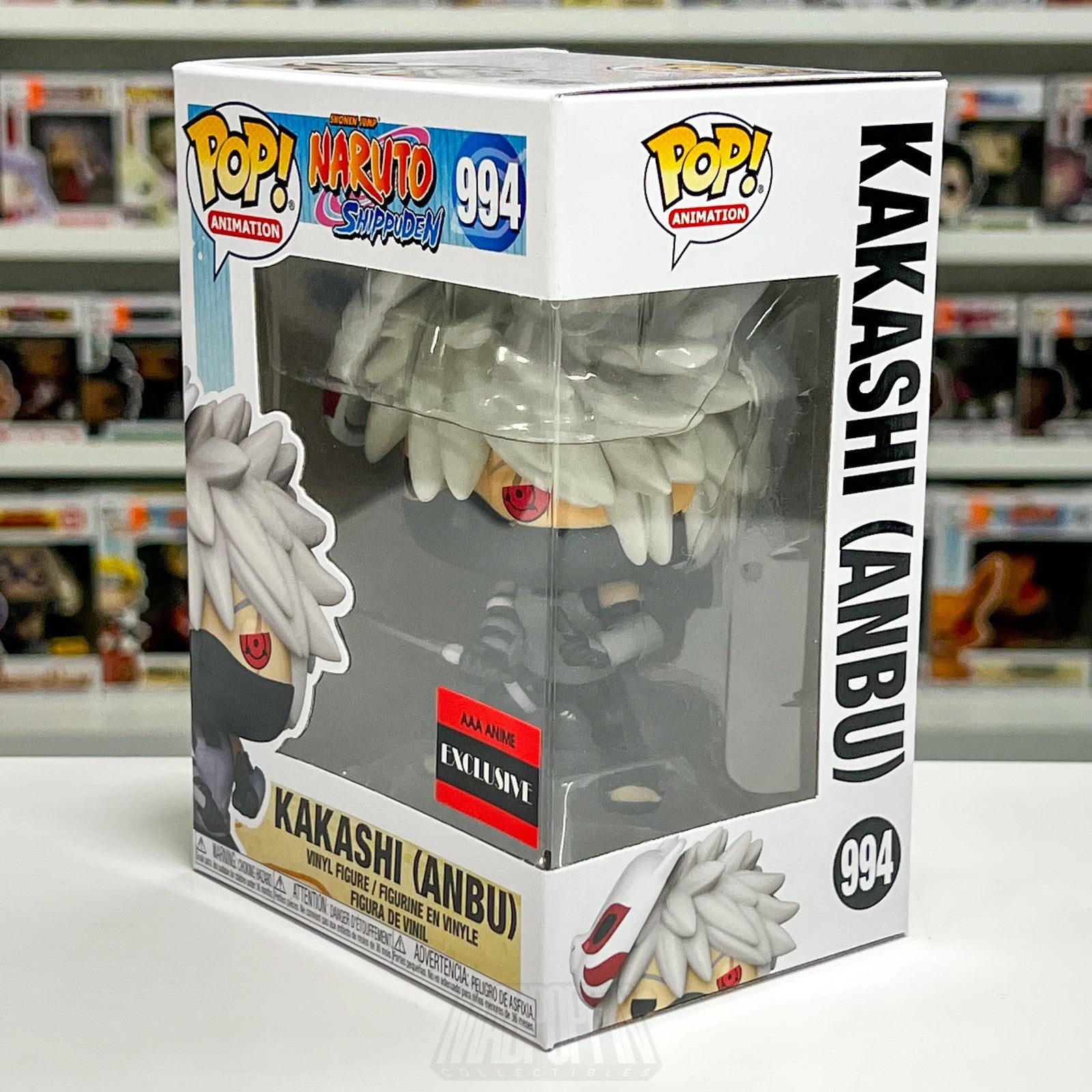 Funko Pop Naruto Shippuden Kakashi Anbu 994 AAA Anime Exclusive Vinyl Figure