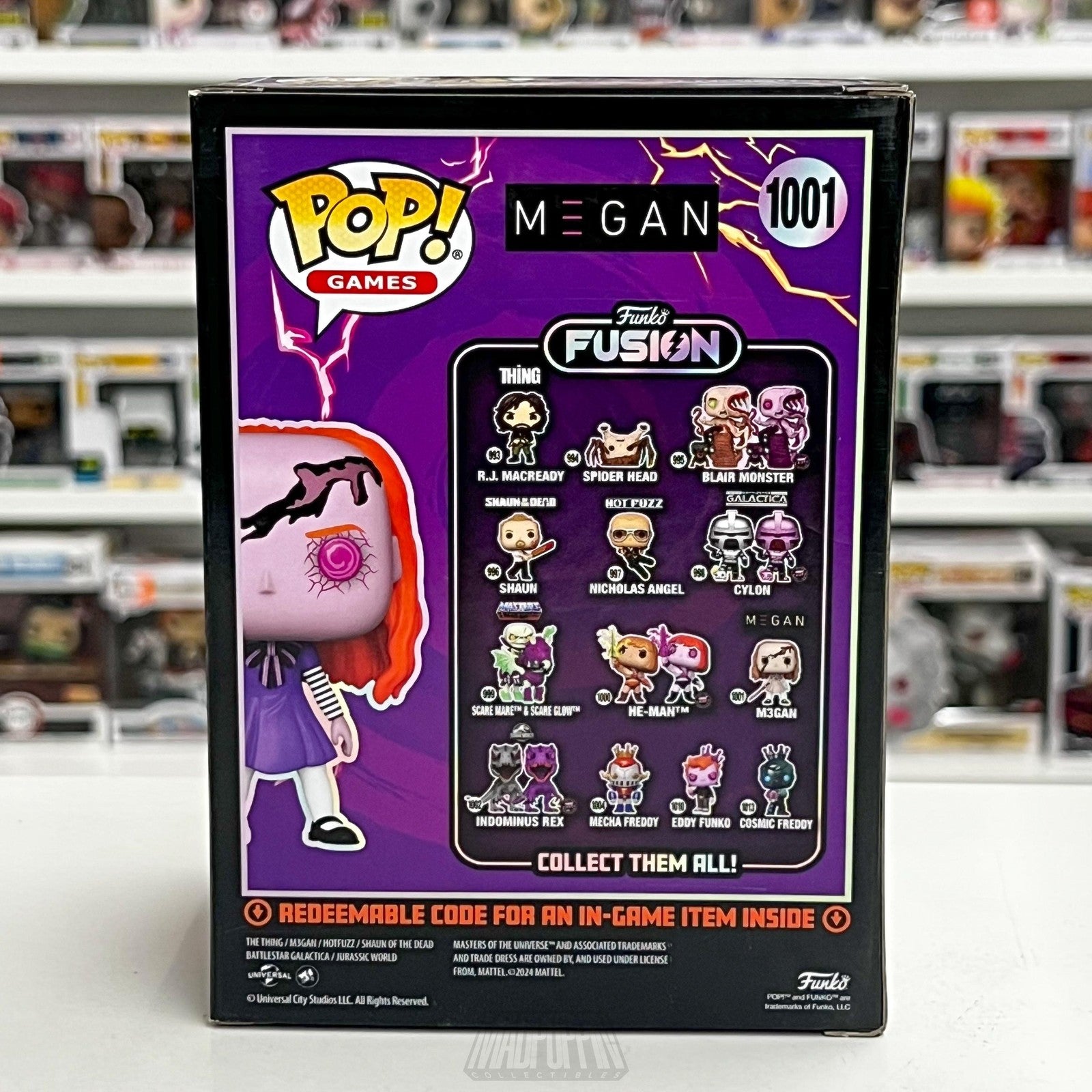 Funko Pop Games Fusion M3GAN 1001 SDCC 2024 Limited Edition 500 PCS Vinyl Figure