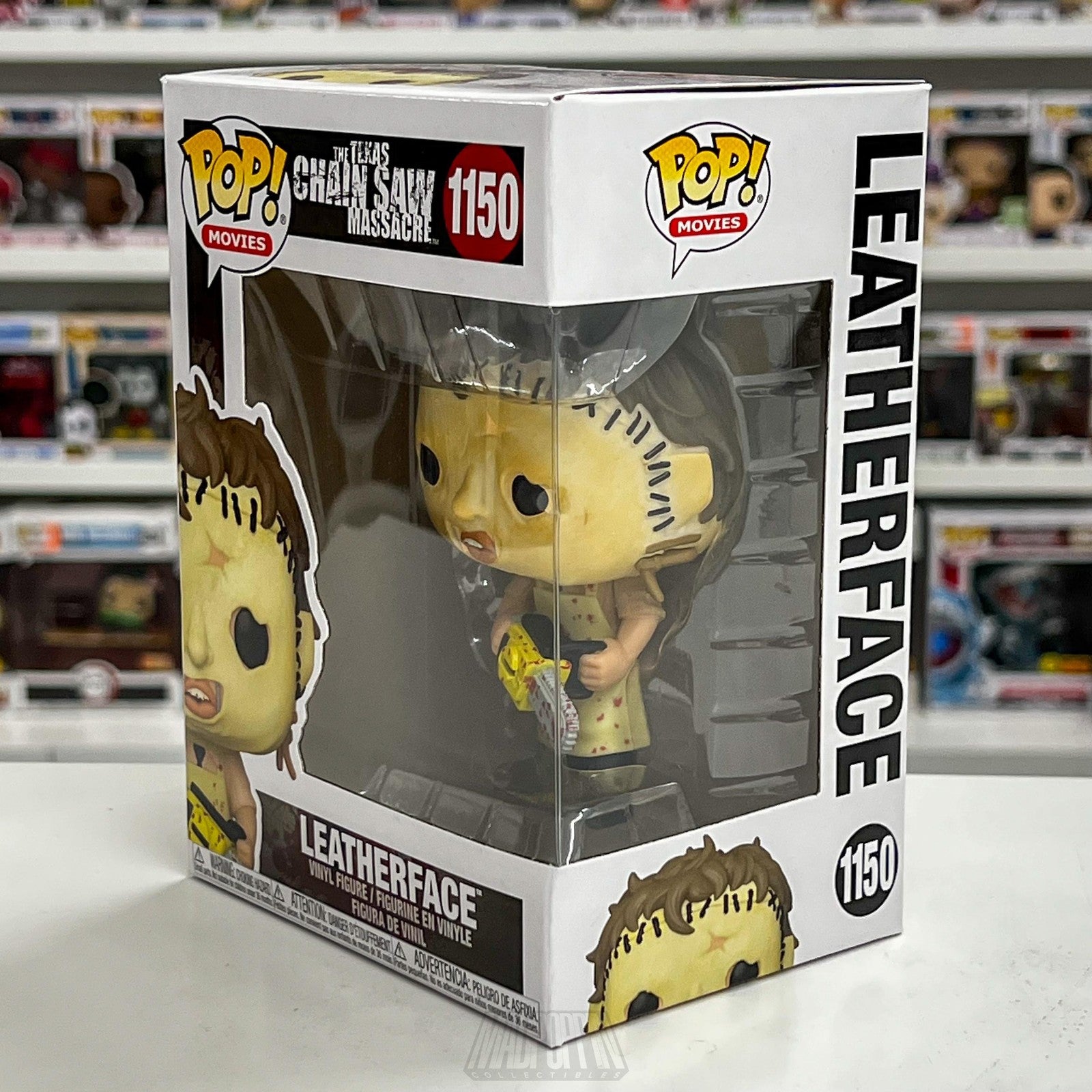 Funko Pop Leatherface 1150 Texas Chainsaw Massacre Horror Vinyl Figure New