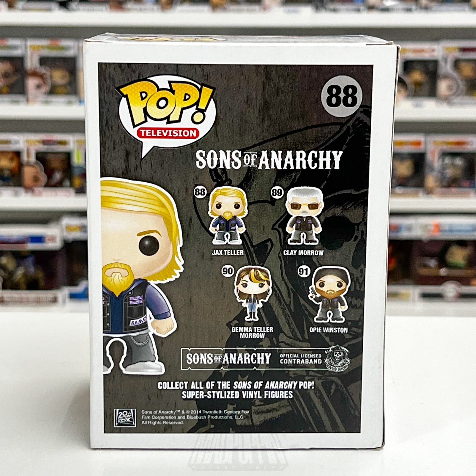 Funko Pop Television Sons of Anarchy Jax Teller 88 Outlaw Motorcycle Club Figure3