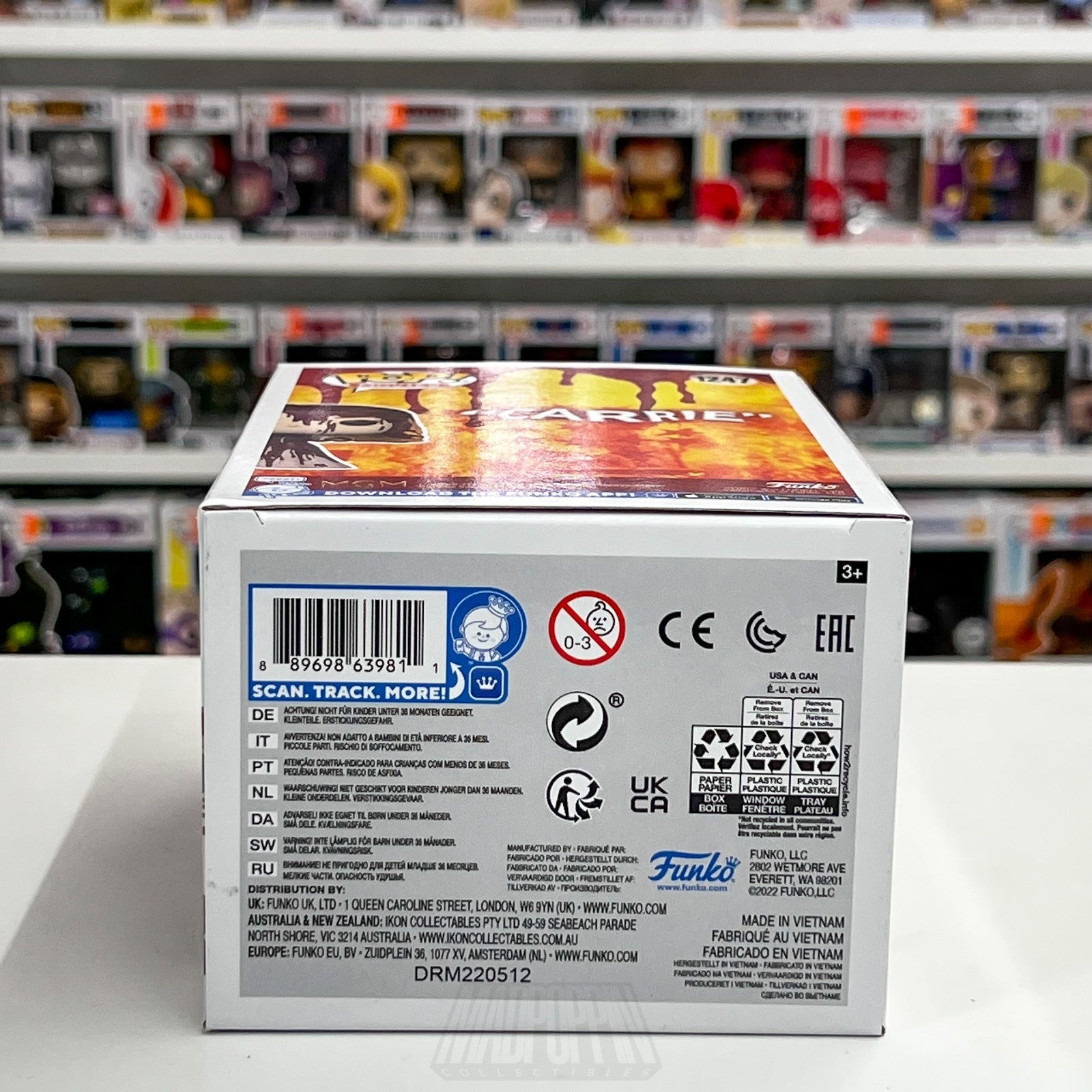 Funko Pop Movies Carrie 1247 Vinyl Figure Horror Stephen King Collectible New7