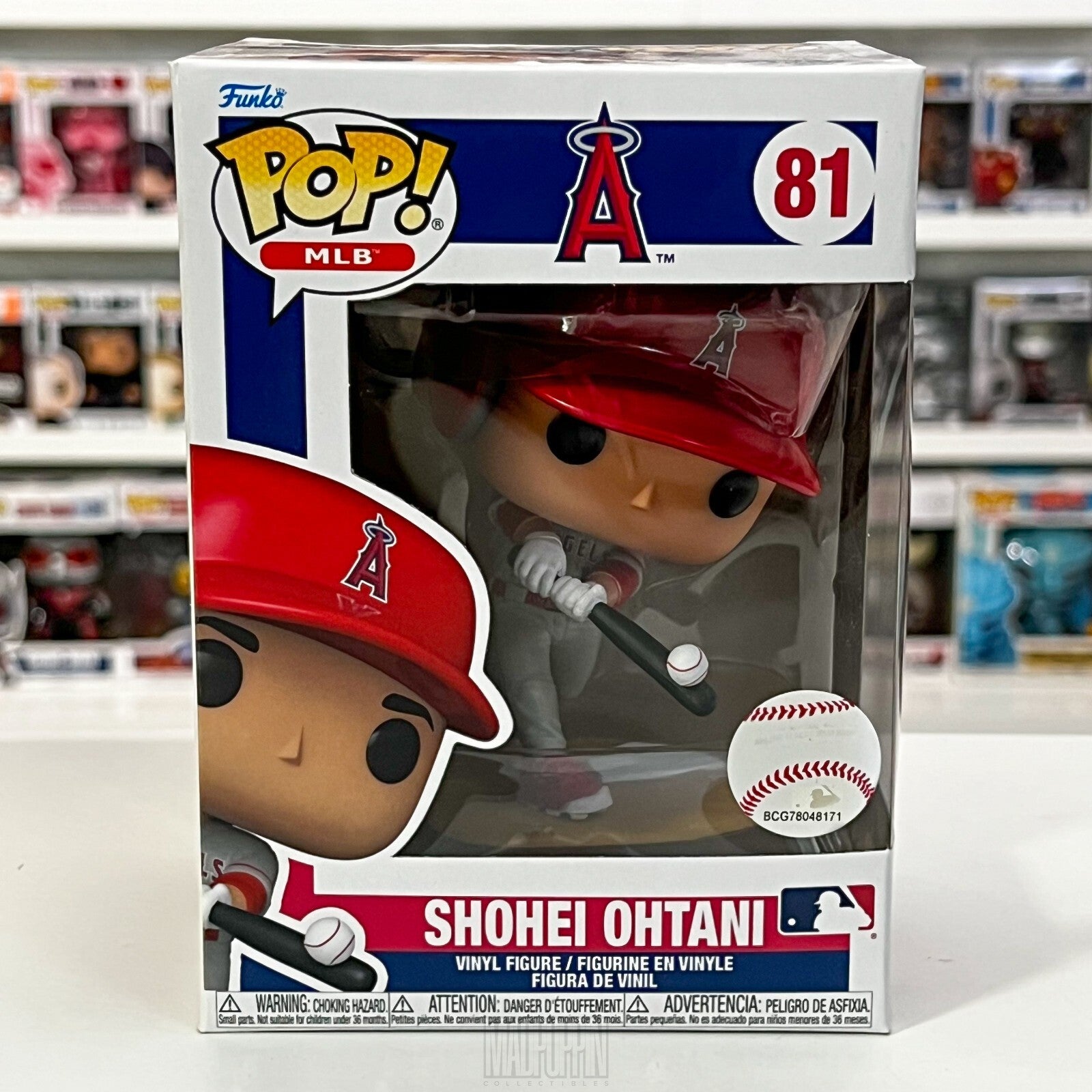 Funko Pop MLB Baseball Los Angeles Angels Shohei Ohtani Batting Vaulte