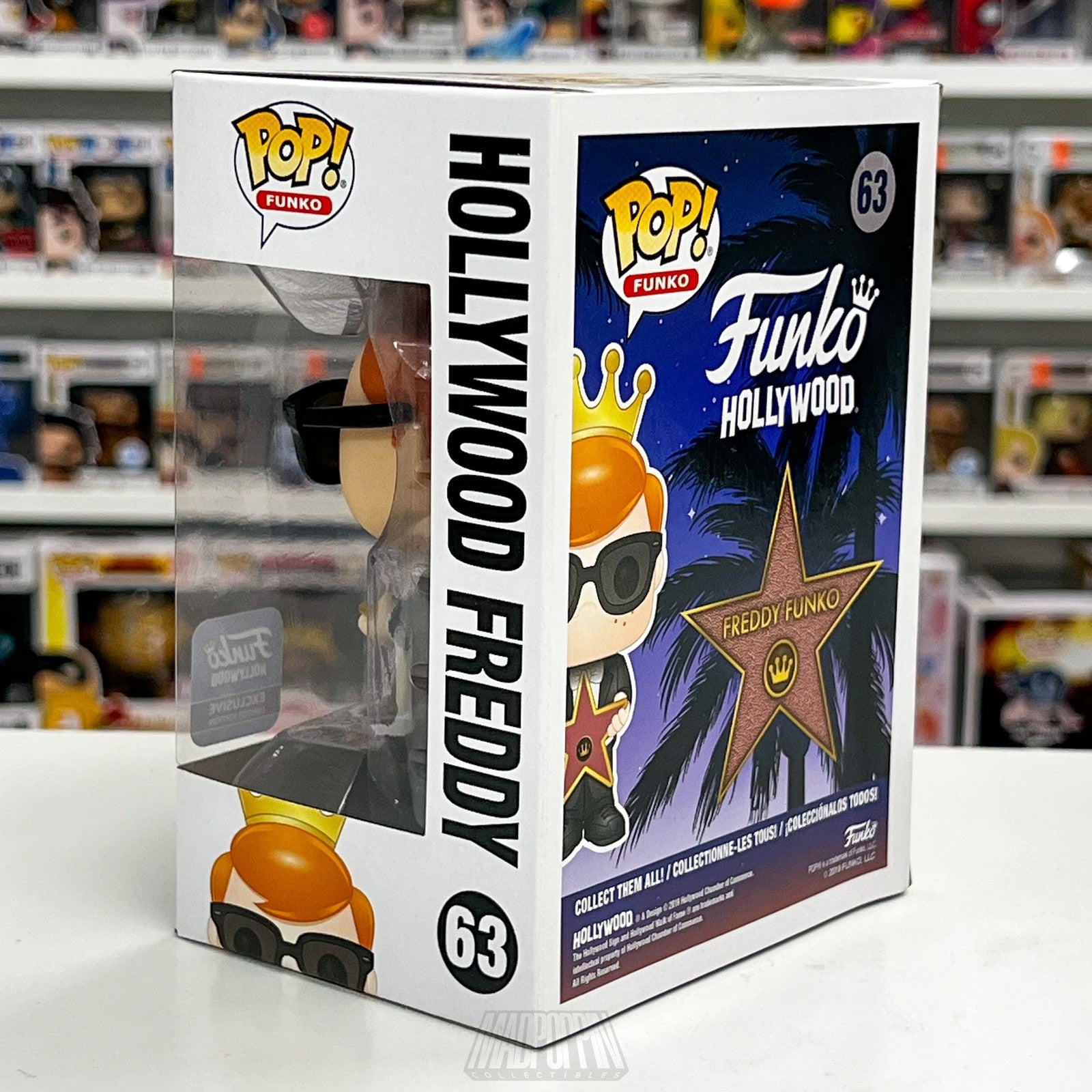 Funko Pop Hollywood Freddy 63 Exclusive Limited Edition Vinyl Figure Collectible