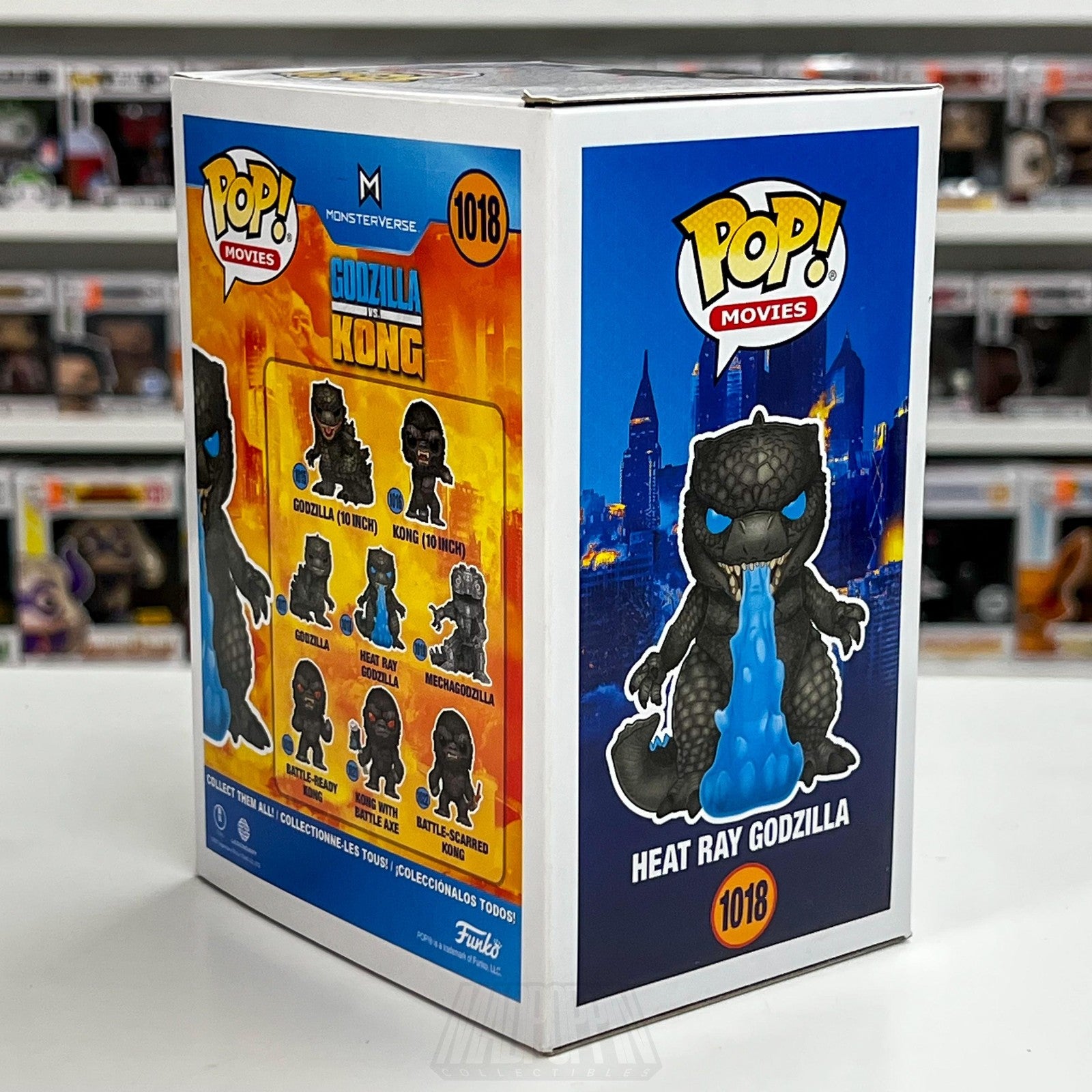 Funko Pop Movies Heat Ray Godzilla vs Kong 1018 Vinyl Figure Toy Kaiju Monsters
