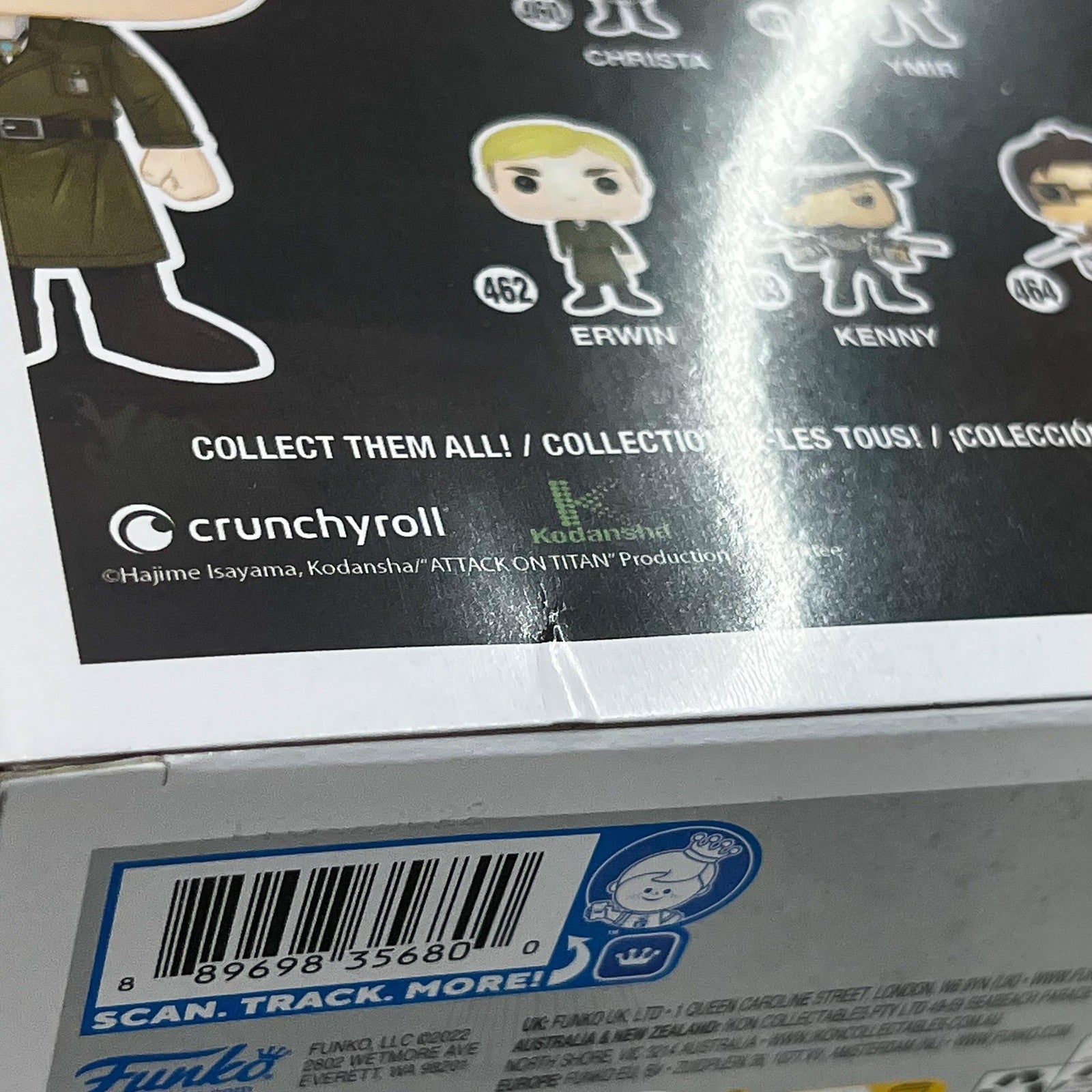 Funko Pop Anime Attack On Titan Erwin Smith 462 Vinyl Figure Animation AOT Toy8