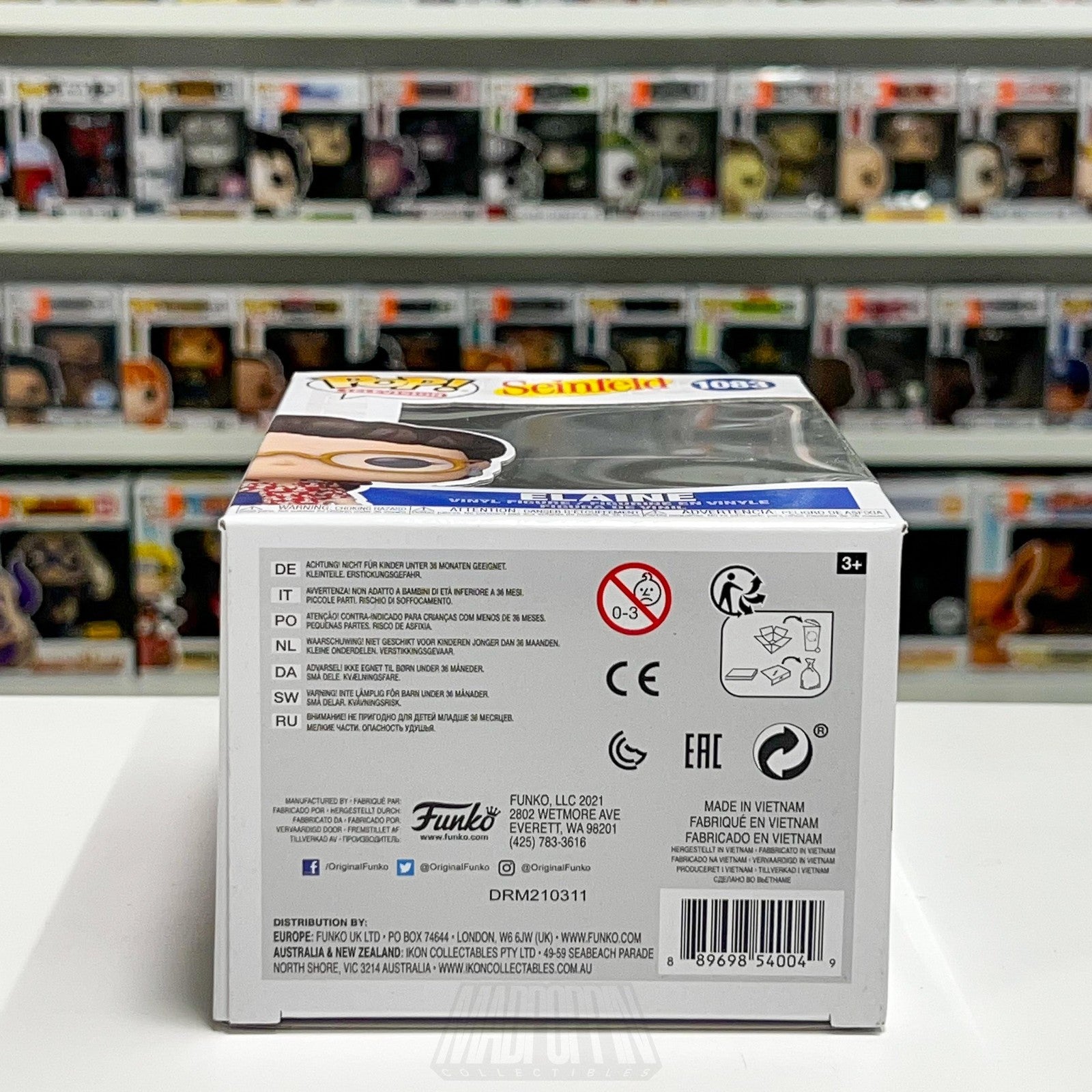 Funko Pop Television Seinfeld Elaine 1083 Vinyl Figure TV Show Toy Comedy Sitcom