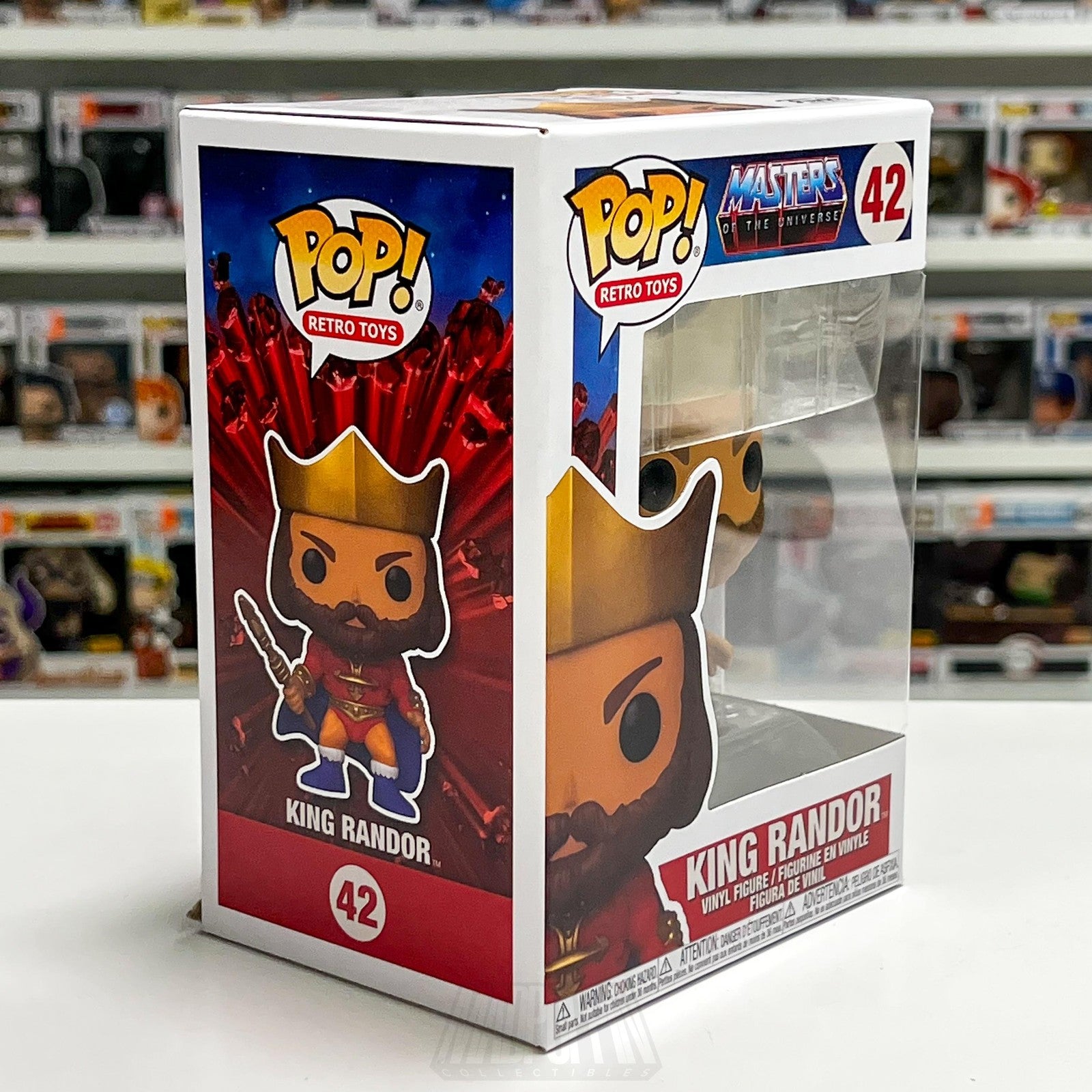 Funko Pop Retro Toys Masters of the Universe King Randor 42 Vinyl Figure MOTU