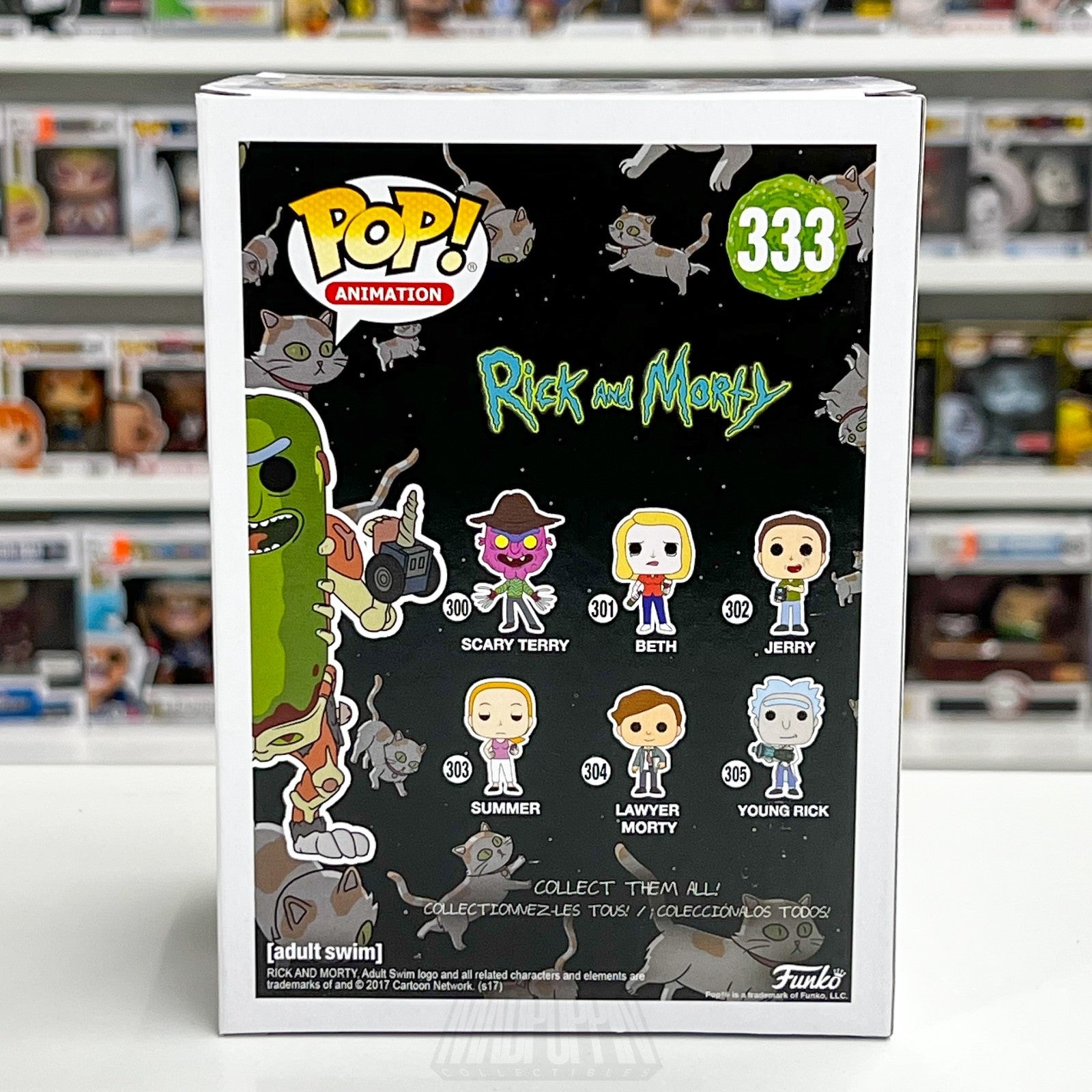 Funko Pop Animation Rick and Morty Pickle Rick 333 Adult Swim Vinyl Figure Toy3