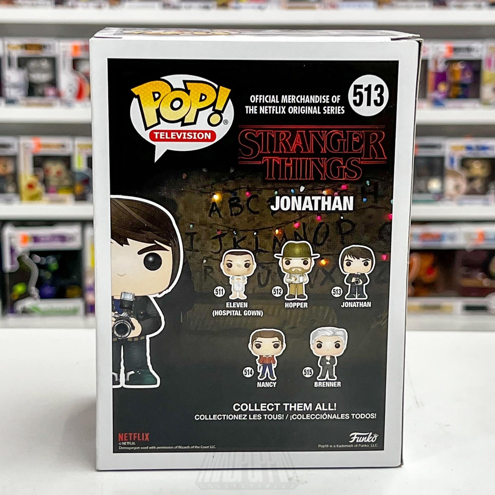 Funko Pop Television Stranger Things Jonathan Byers w/Camera 513 Figure Horror3