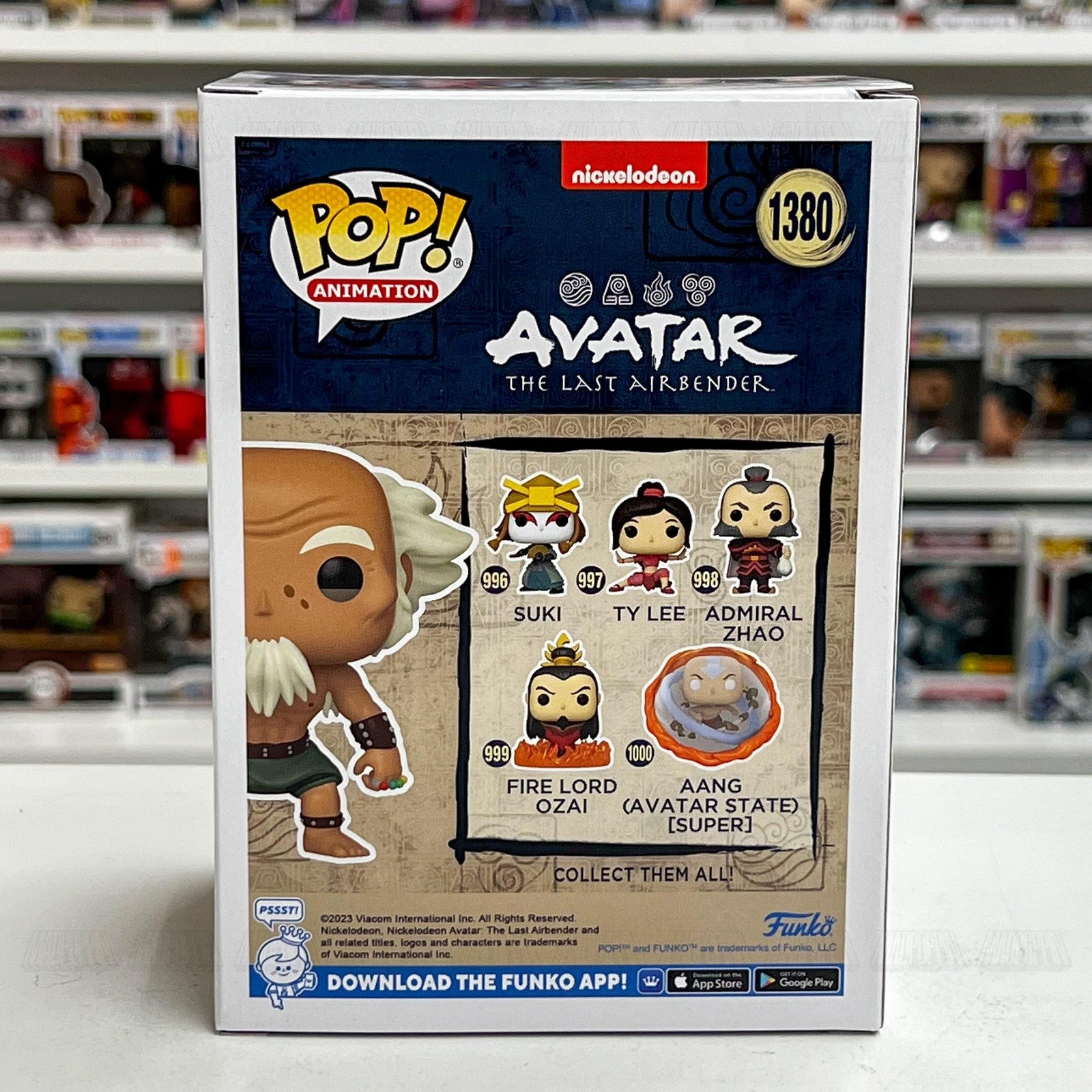 Funko Pop Avatar The Last Airbender King Bumi #1380 EE Exclusive Vinyl Figure