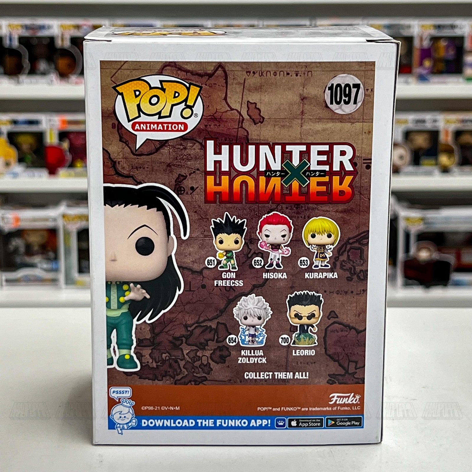 Funko Pop Animation Hunter x Hunter Illumi Zoldyck 1097 Toy Stop Exclusive New