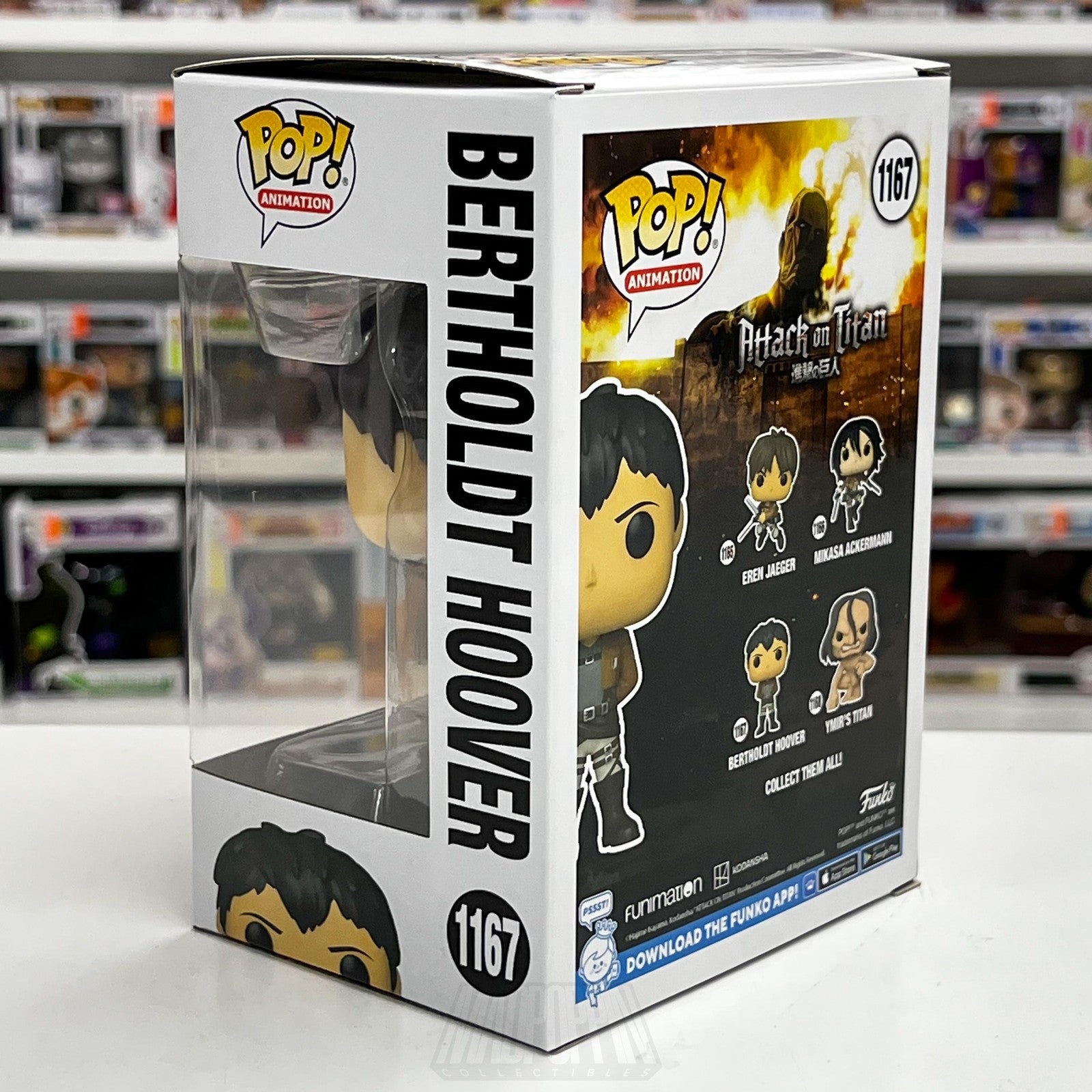 Funko Pop Anime Attack On Titan Bertholdt Hoover 1167 Vinyl Figure AOT Animation2