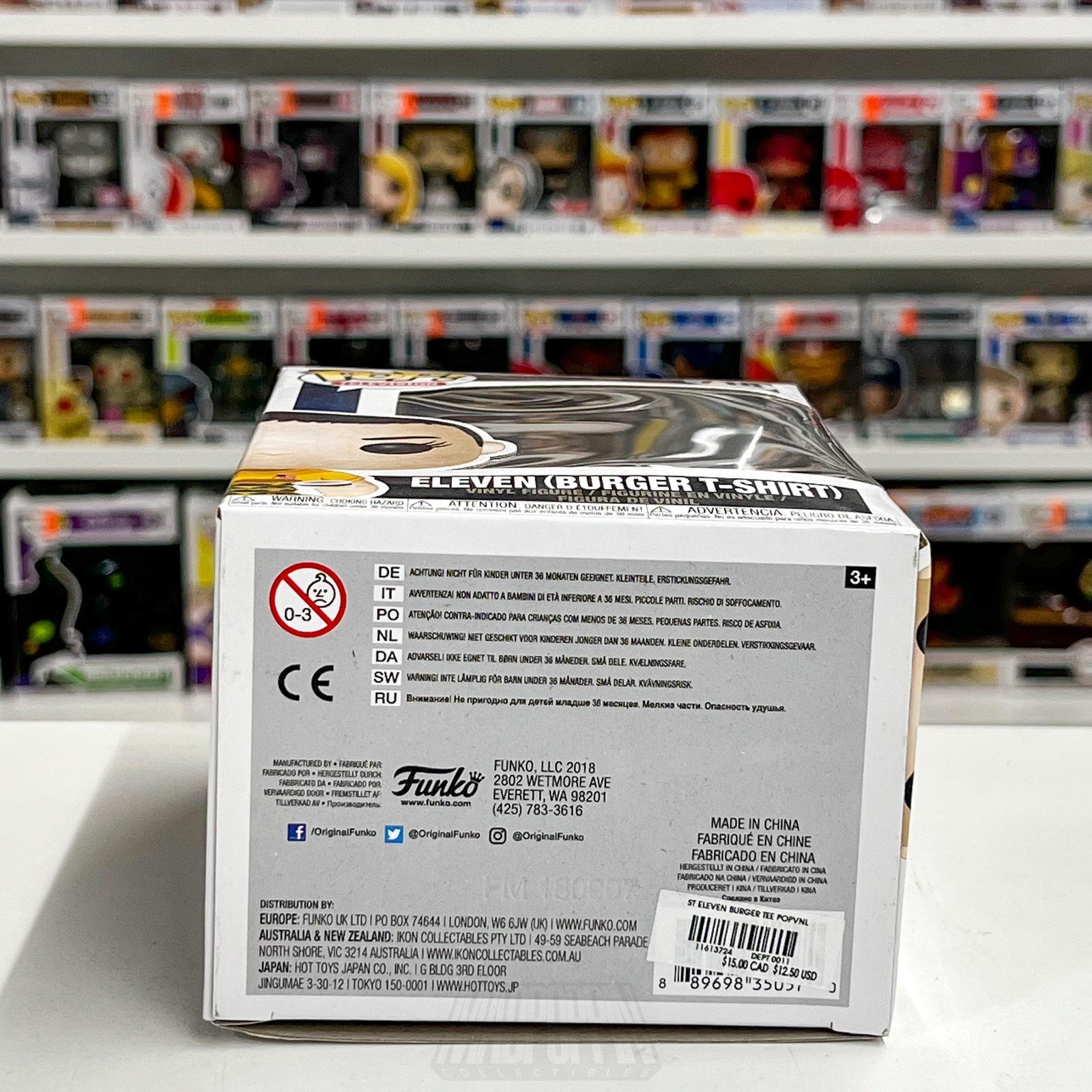 Funko Pop Television Stranger Things Eleven Burger T-Shirt 718 Figure Horror TV7