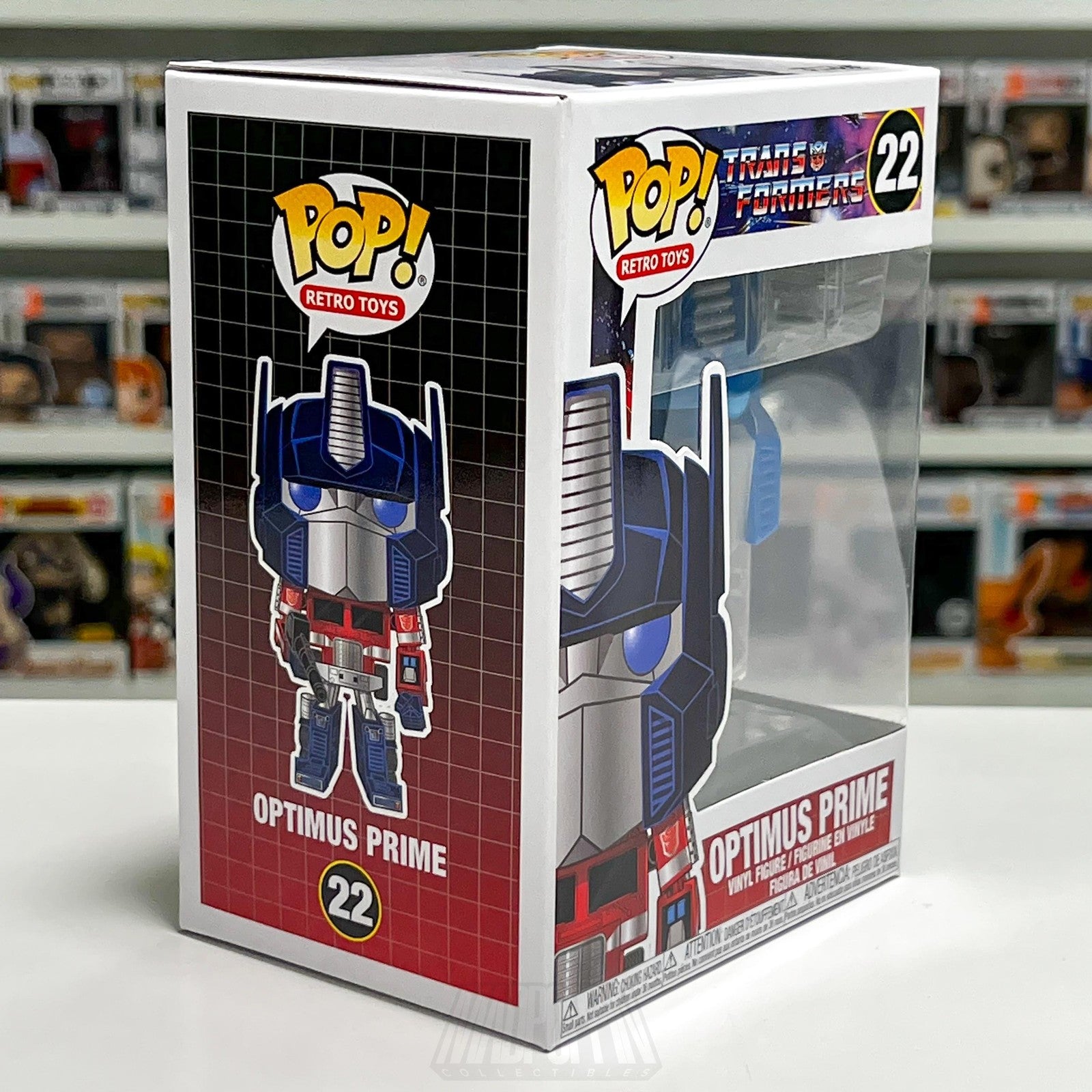 Funko Pop Retro Toys Transformers Optimus Prime #22 Vinyl Figure Vaulted Autobot