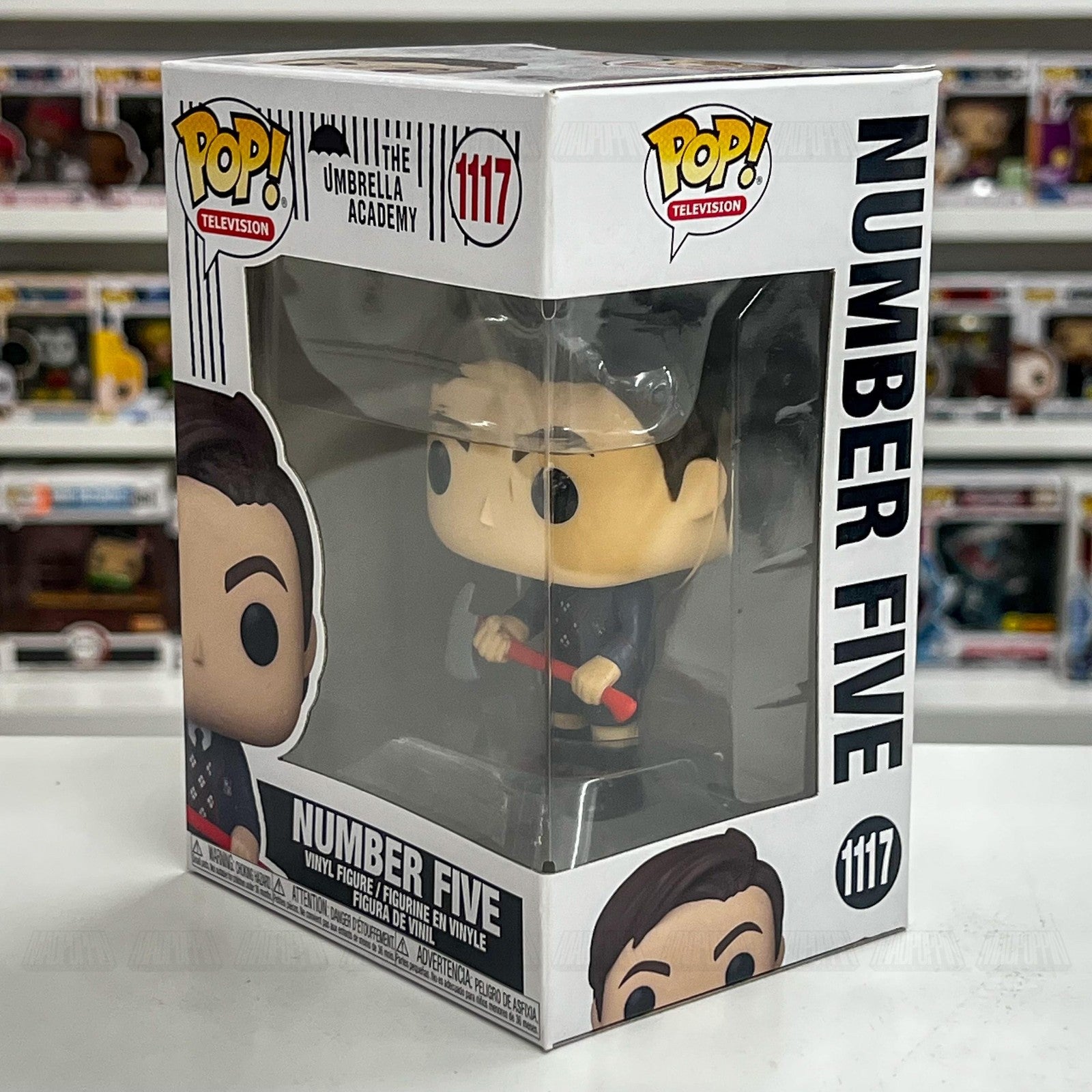 Funko Pop Television The Umbrella Academy Number Five #1117 Vinyl Figure Netflix