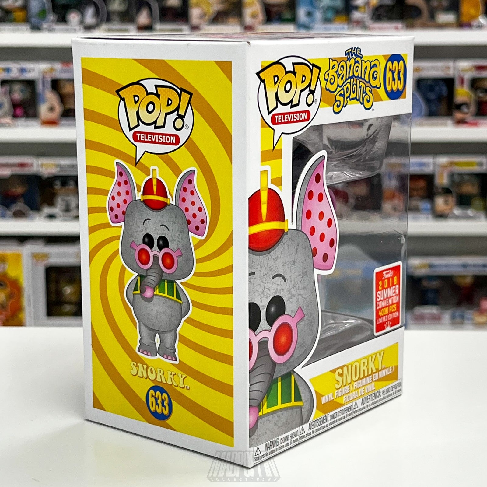 Funko Pop Snorky 633 The Banana Splits 2018 Summer Convention Limited Edition
