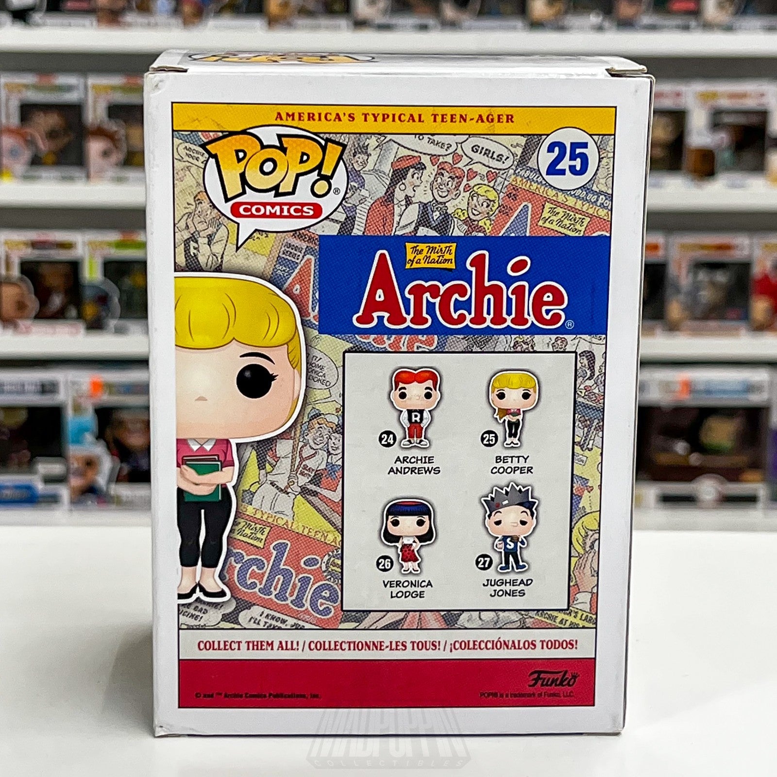 Funko Pop Comics Archie Elizabeth Betty Cooper 25 Riverdale Toy Vinyl Figure3