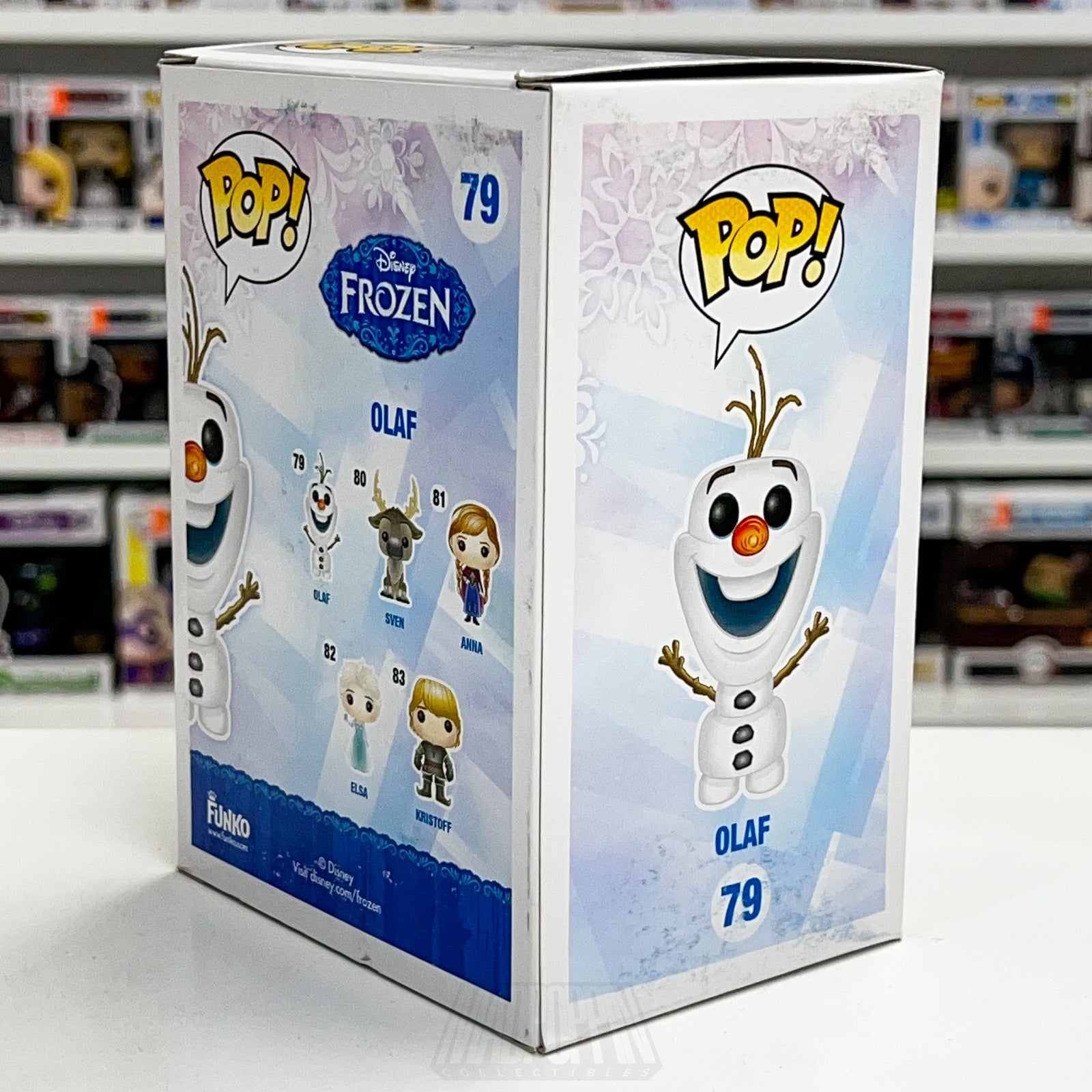 Funko Pop Disney Frozen Olaf 79 Vinyl Figure Snowman Hans Christian Andersen Toy4