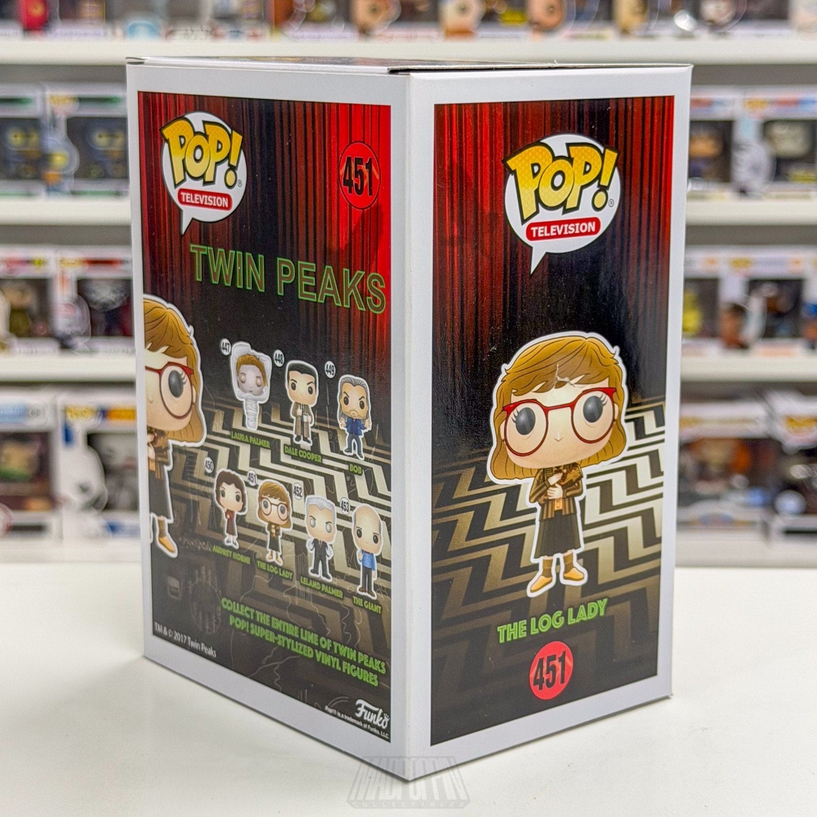 Funko Pop TV Twin Peaks Log Lady Margaret Lanterman 451 Vaulted Rare Toy Figure