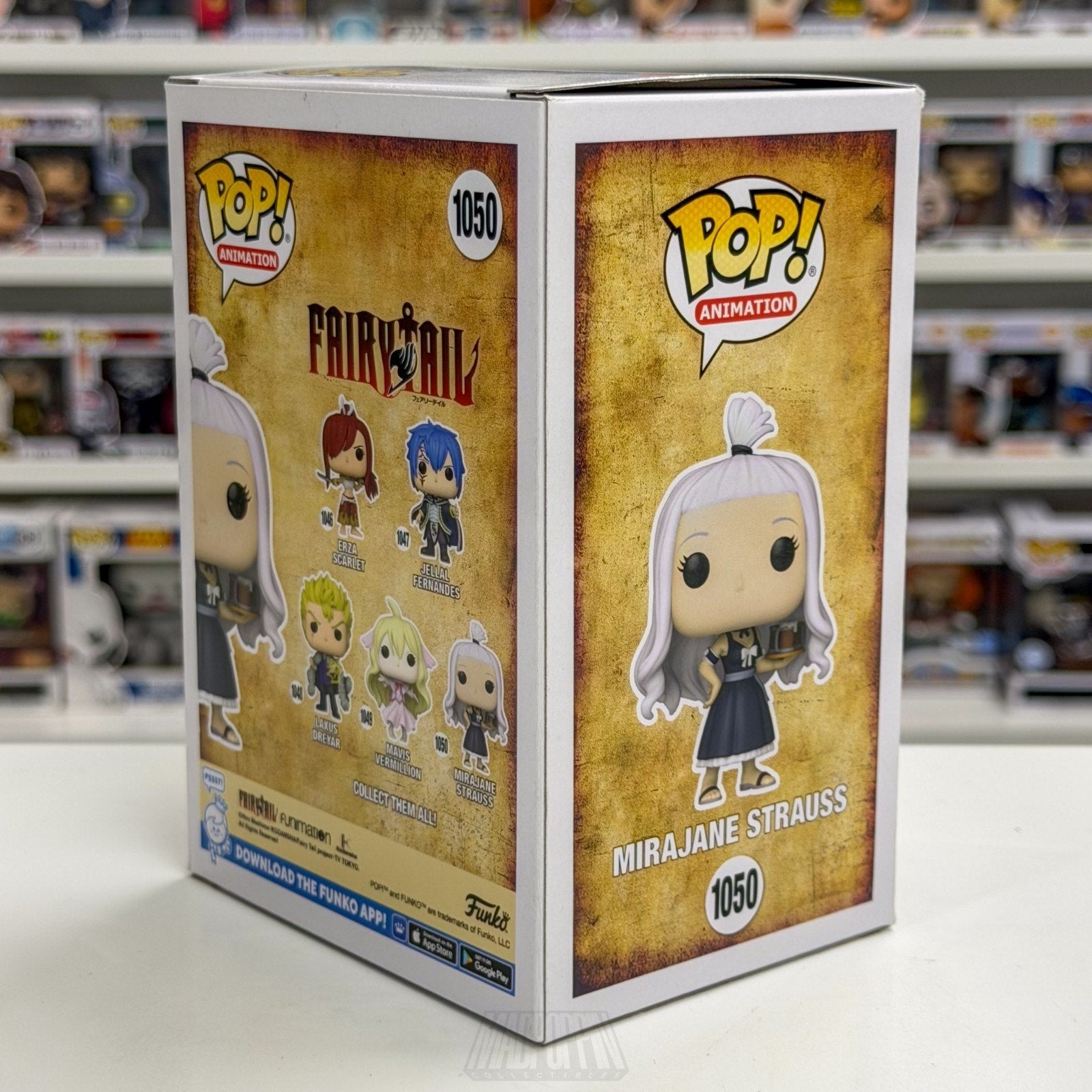 Funko Pop Anime Fairy Tail Mirajane Strauss 1050 Japanese Manga Toy Vinyl Figure