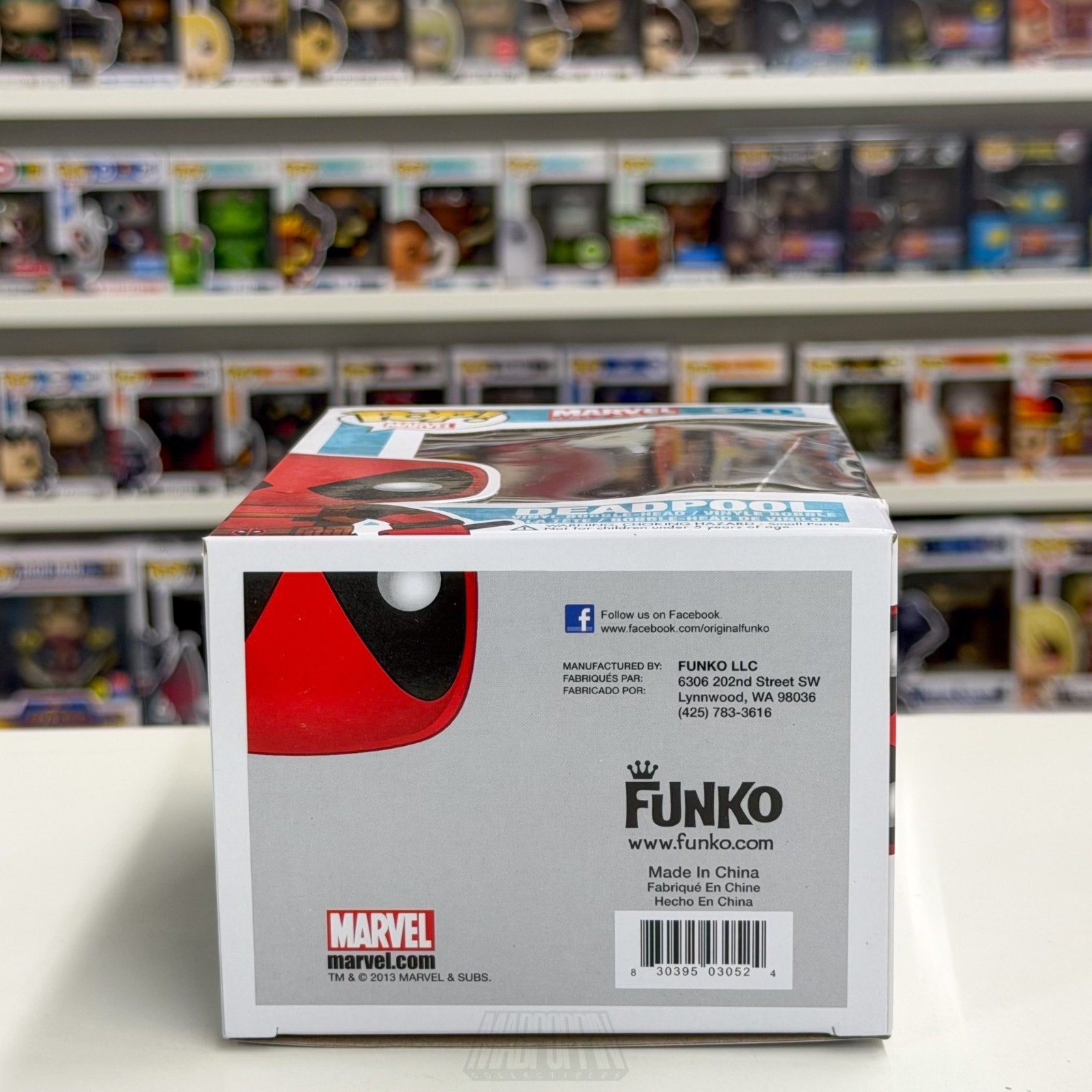 Funko Pop Marvel Universe Deadpool Red w/Sword 20 Merc Anti-Hero Vinyl Figure
