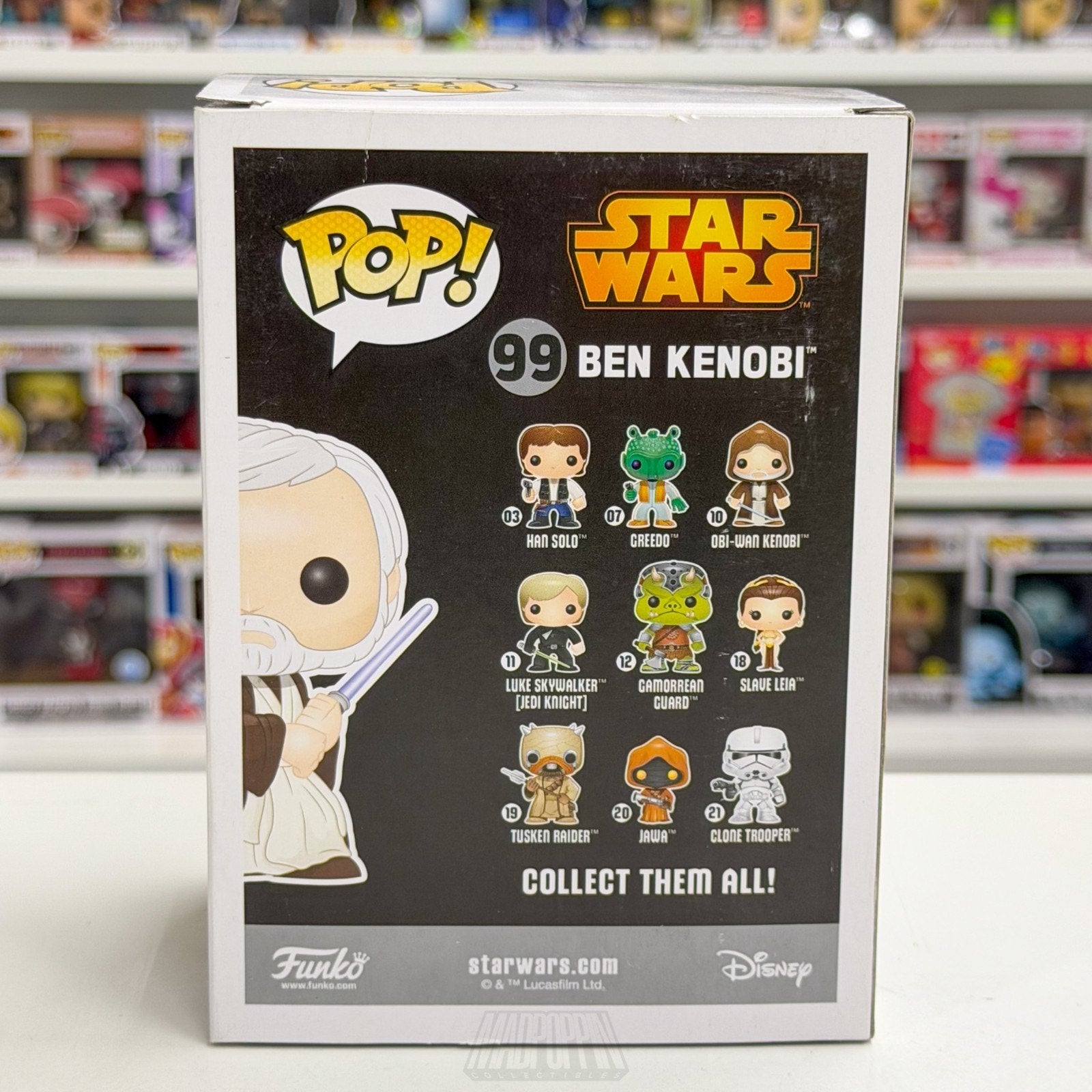Funko Pop Star Wars Ben Kenobi Smuggler's Bounty 99 Jedi Knight Toy Vinyl Figure